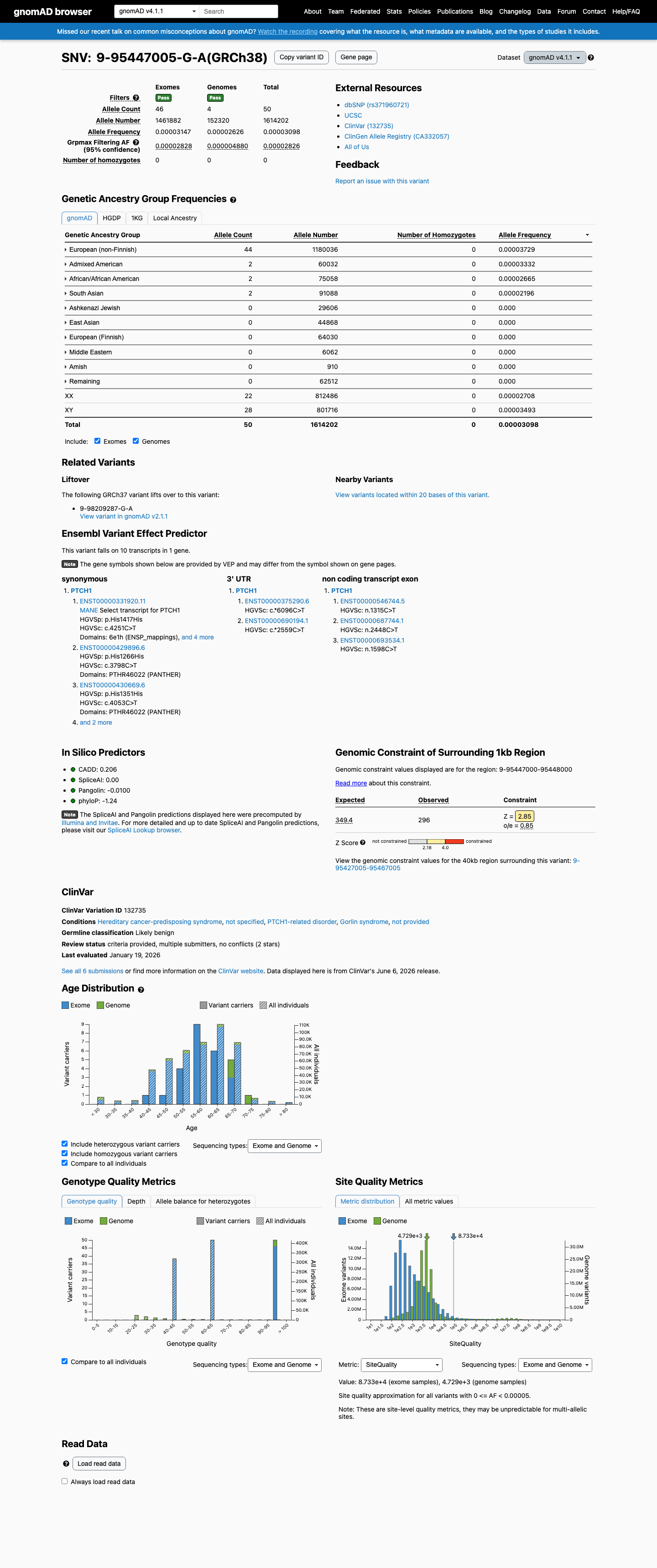 gnomAD v4.1 screenshot