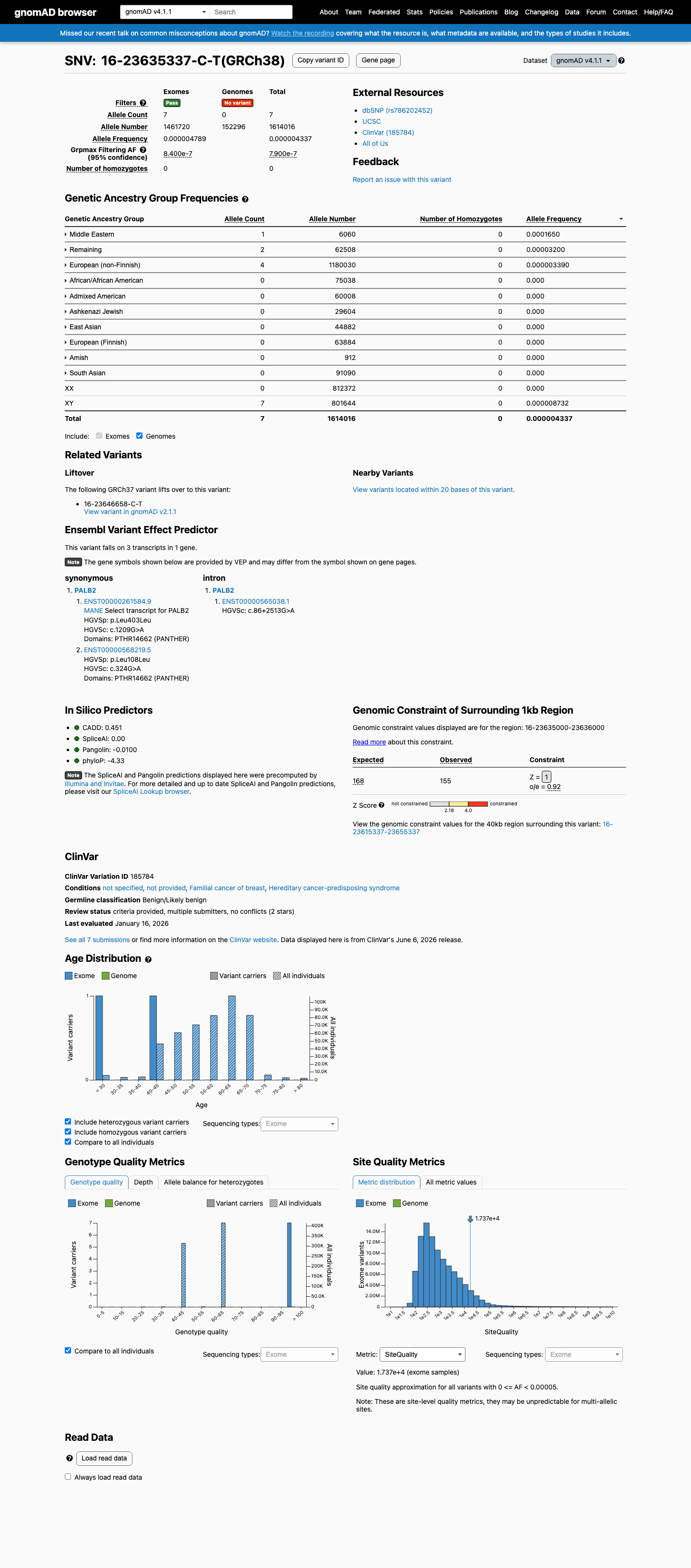 gnomAD v4.1 screenshot