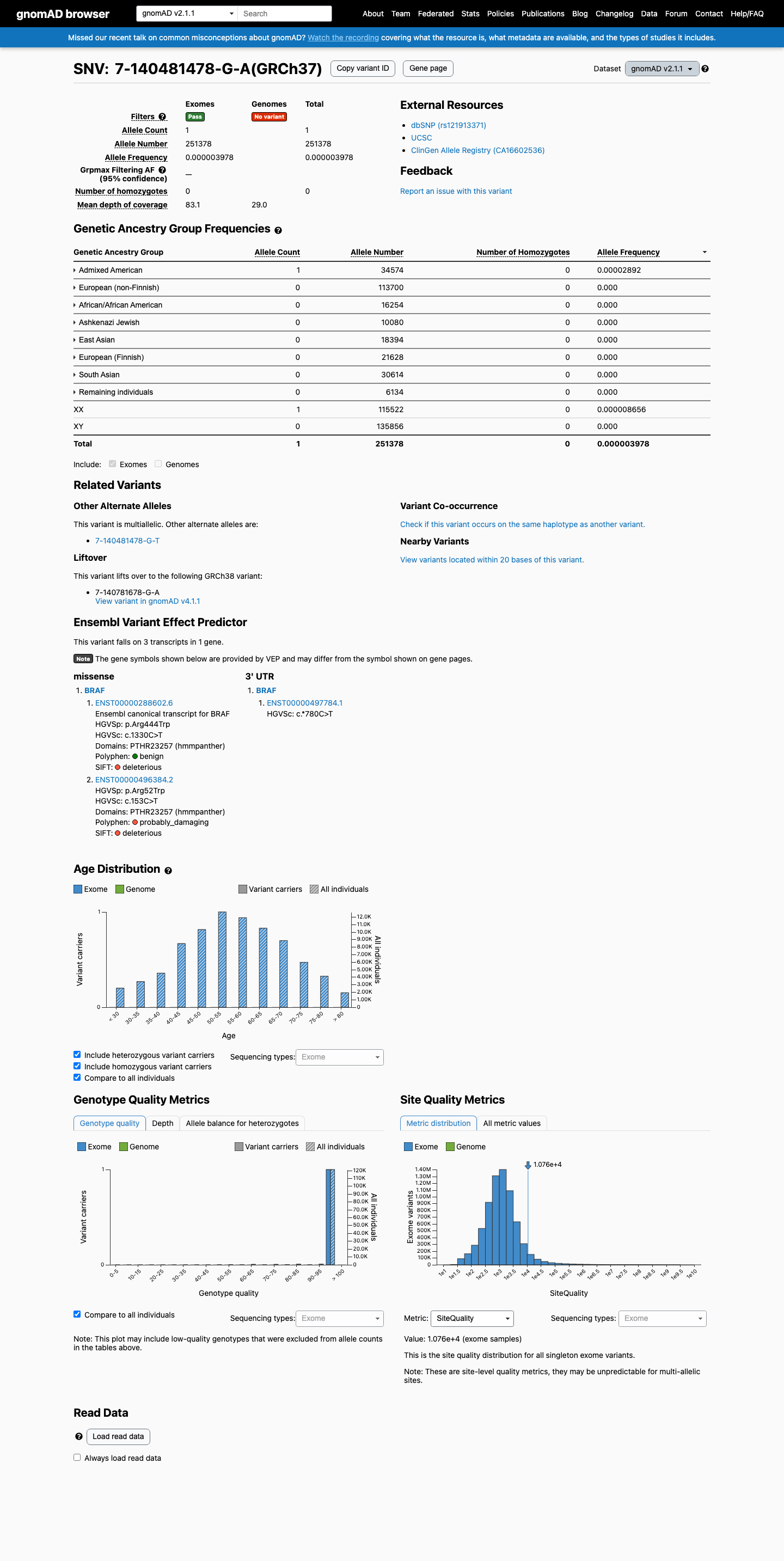 gnomAD v2.1 screenshot