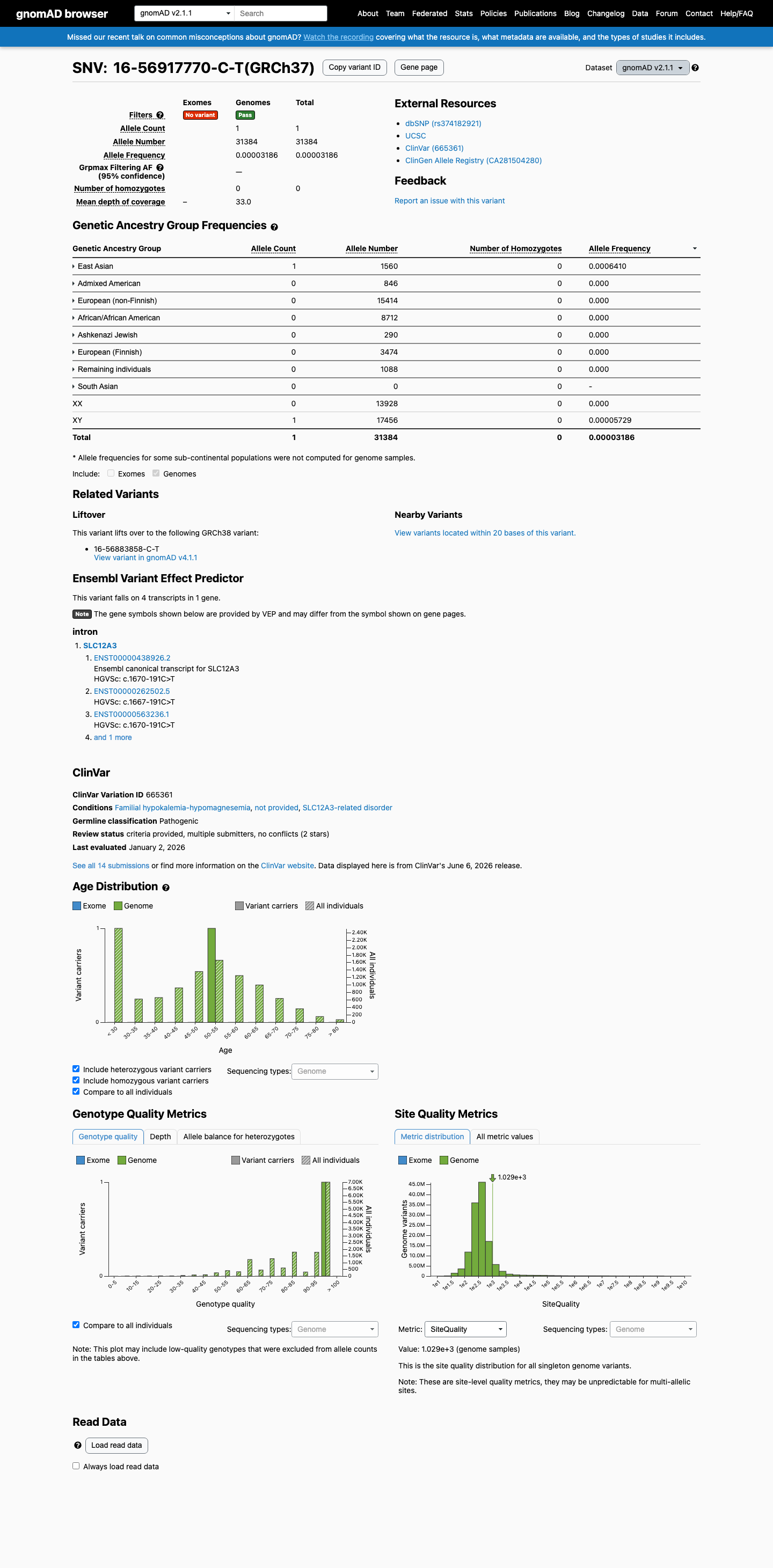 gnomAD v2.1 screenshot