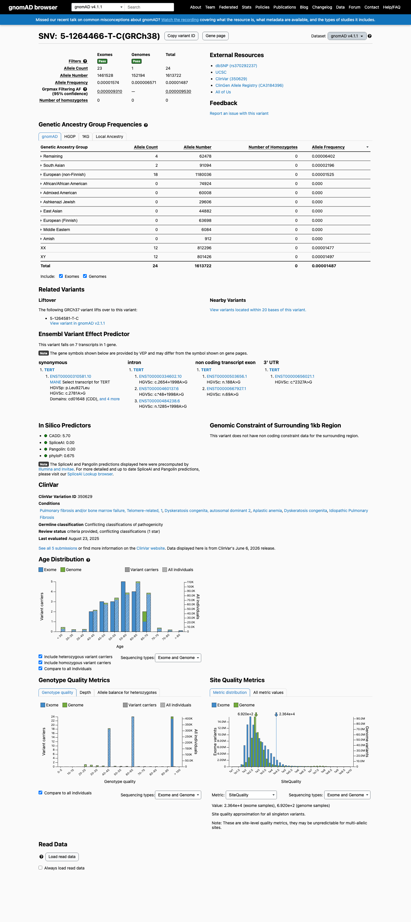 gnomAD v4.1 screenshot