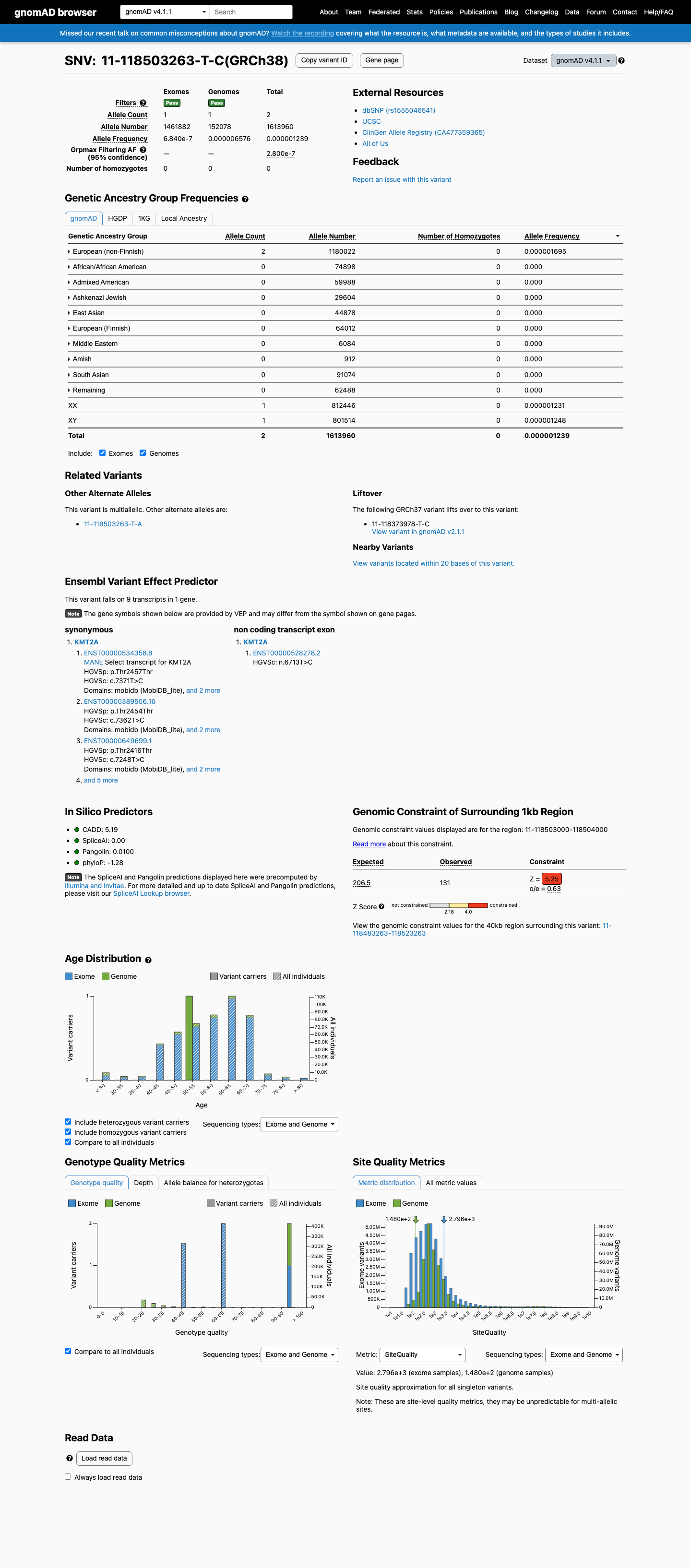 gnomAD v4.1 screenshot