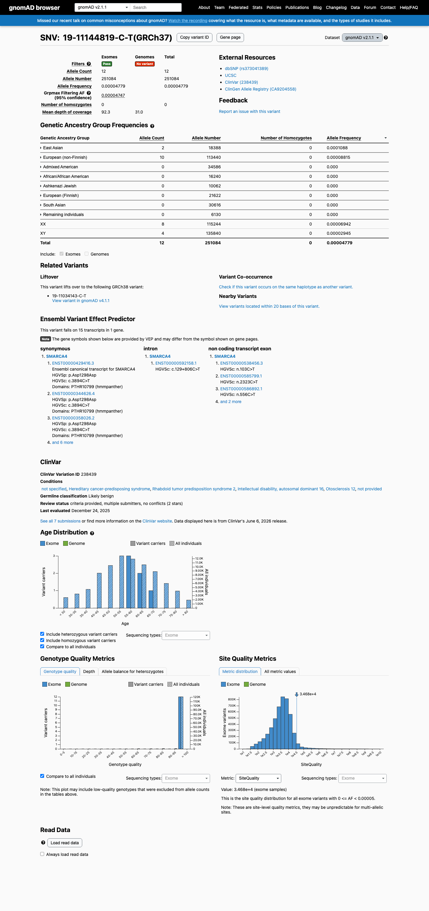 gnomAD v2.1 screenshot