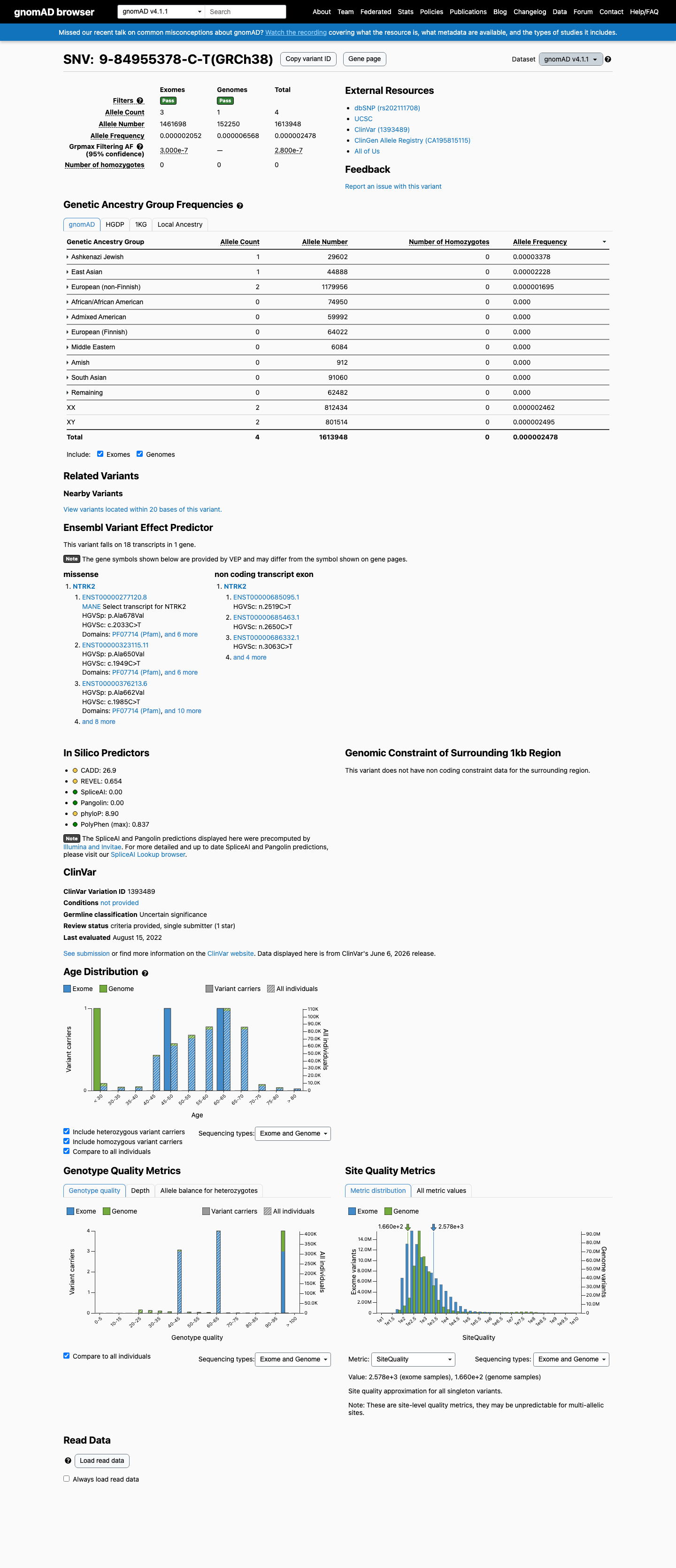 gnomAD v4.1 screenshot