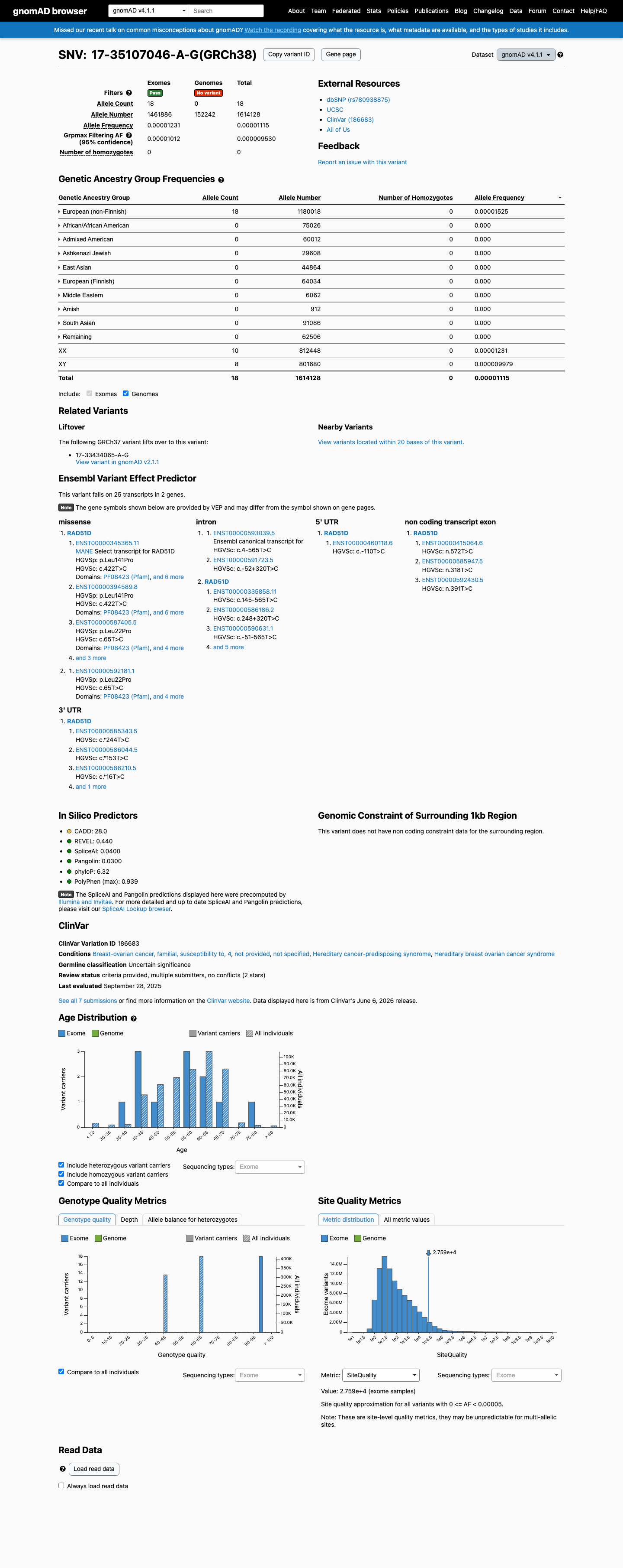 gnomAD v4.1 screenshot