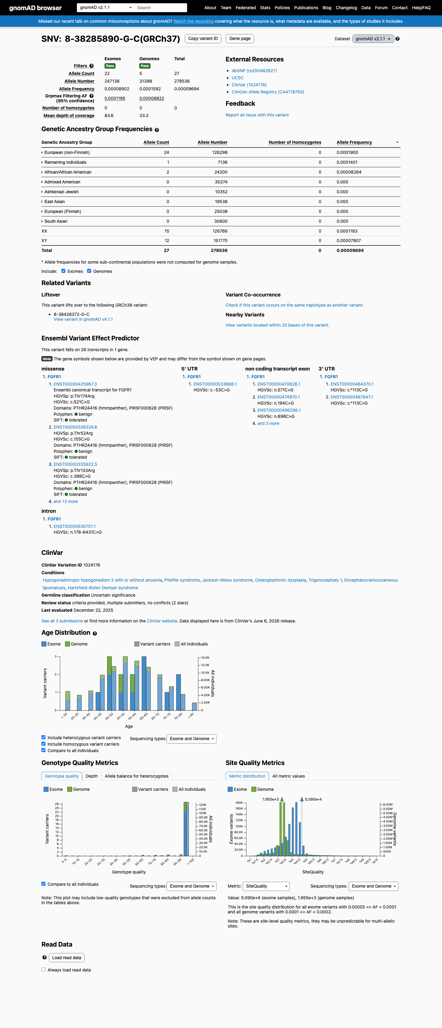 gnomAD v2.1 screenshot
