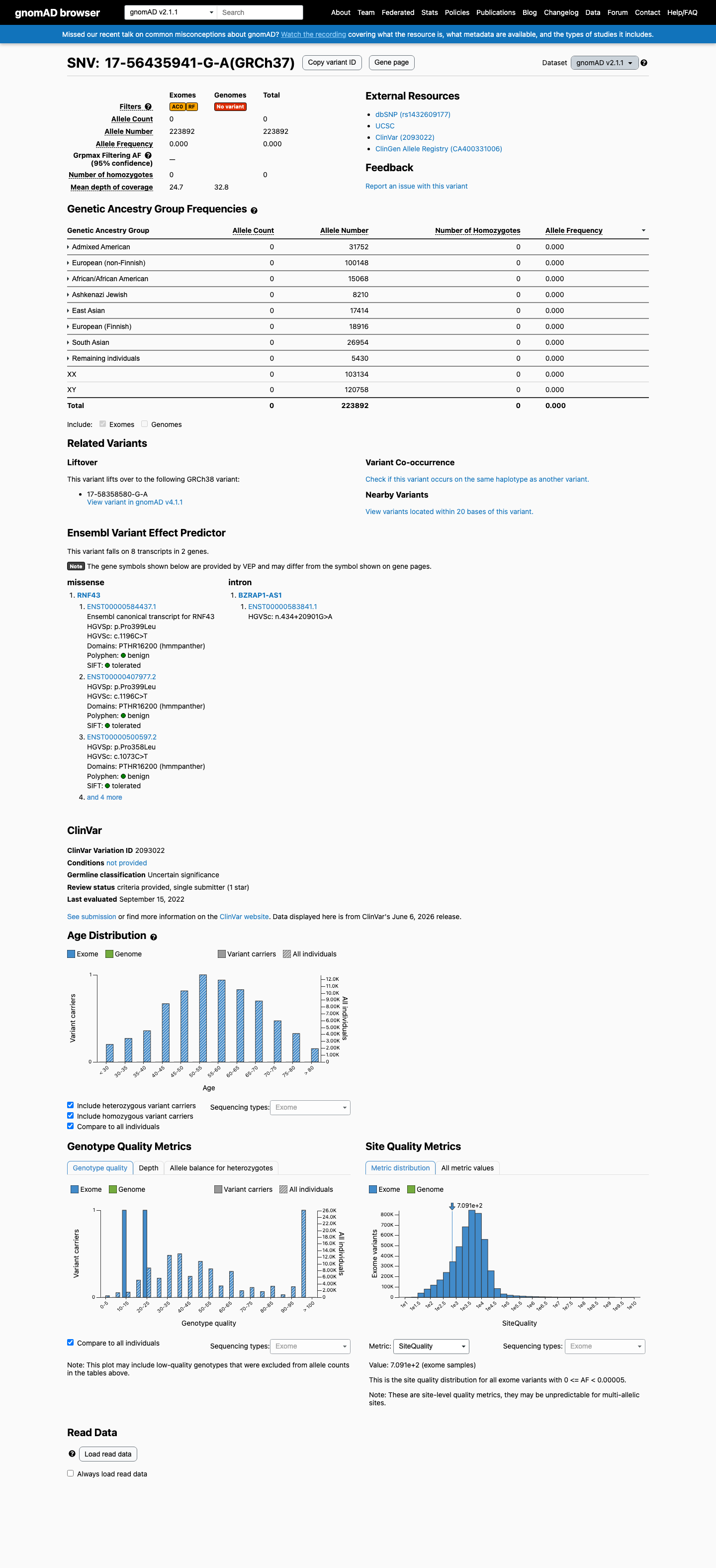 gnomAD v2.1 screenshot