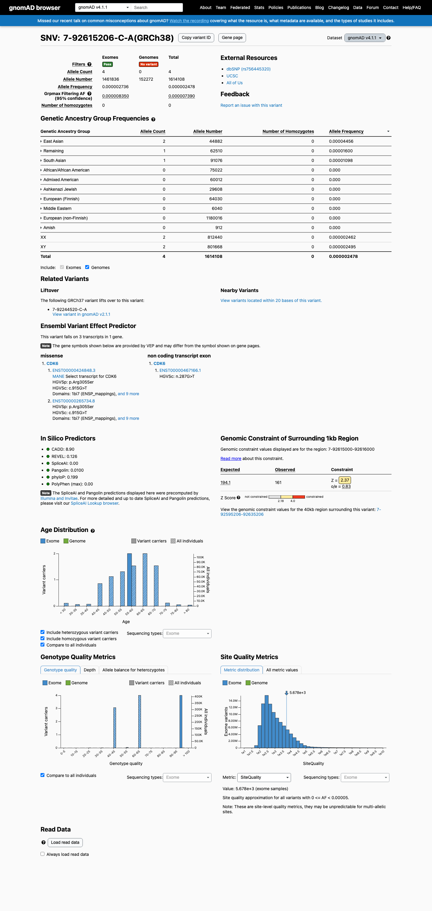 gnomAD v4.1 screenshot
