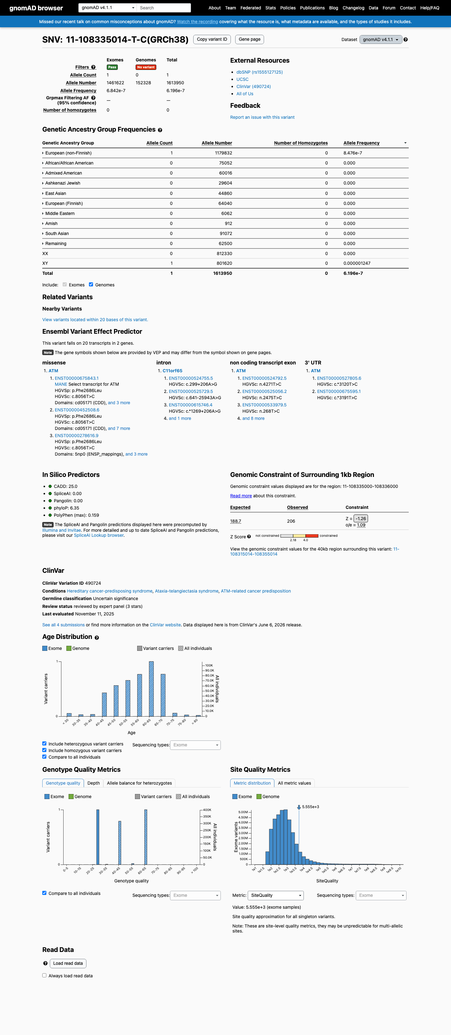 gnomAD v4.1 screenshot