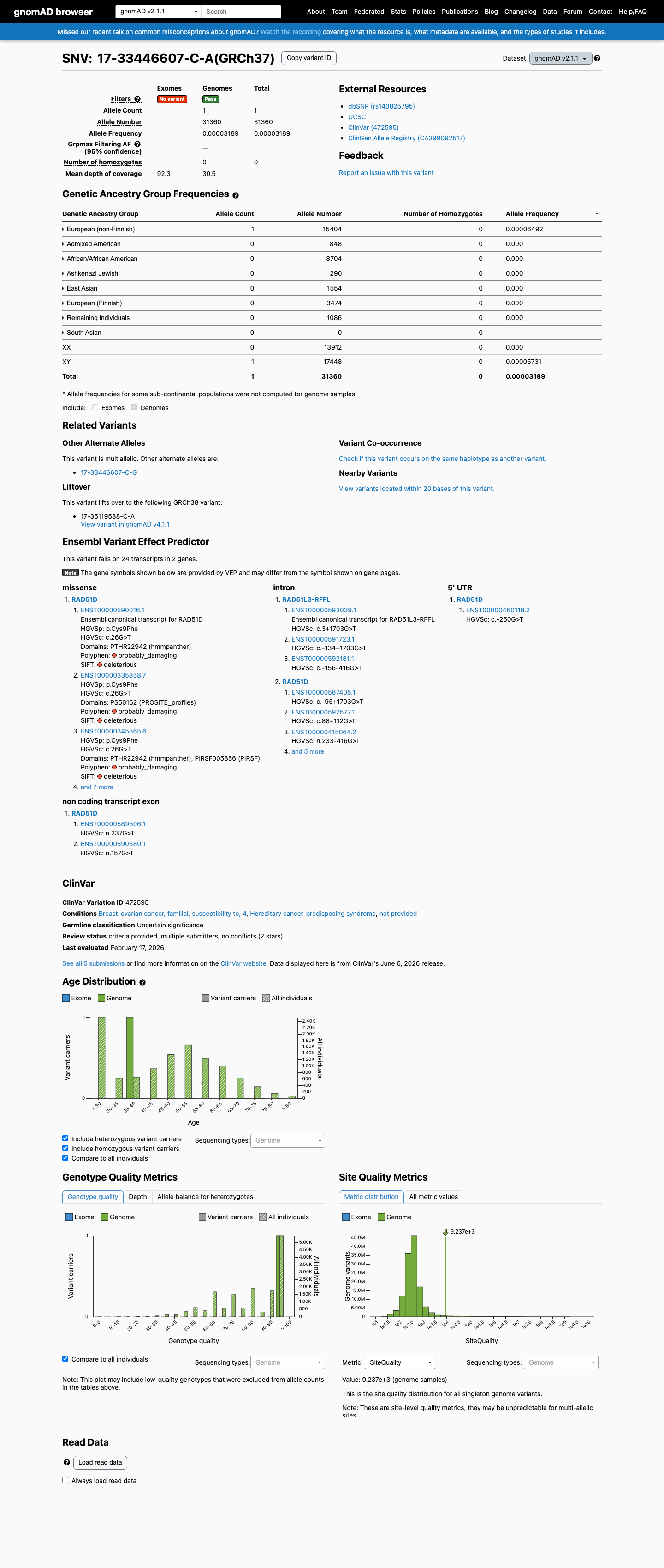 gnomAD v2.1 screenshot