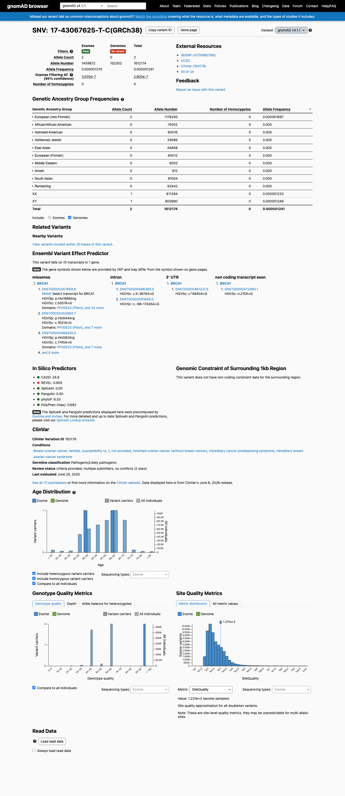 gnomAD v4.1 screenshot
