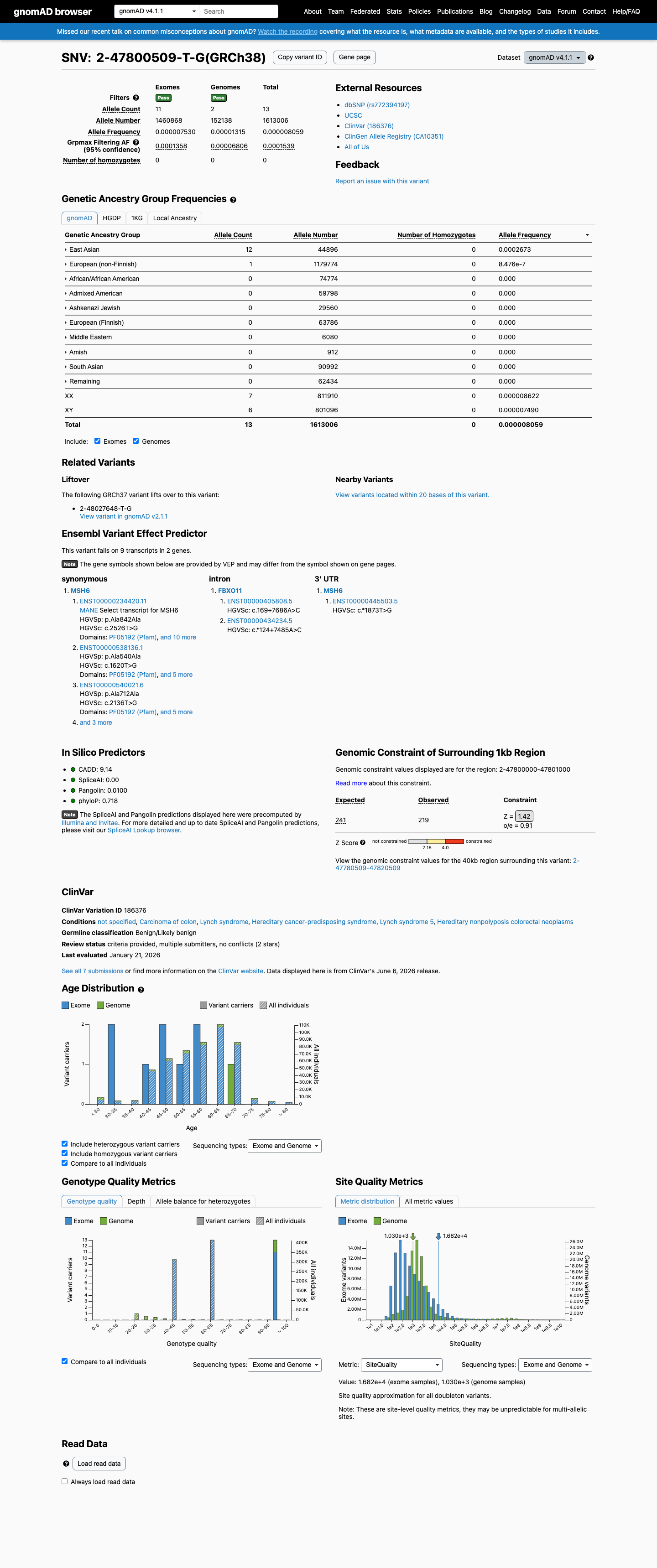 gnomAD v4.1 screenshot