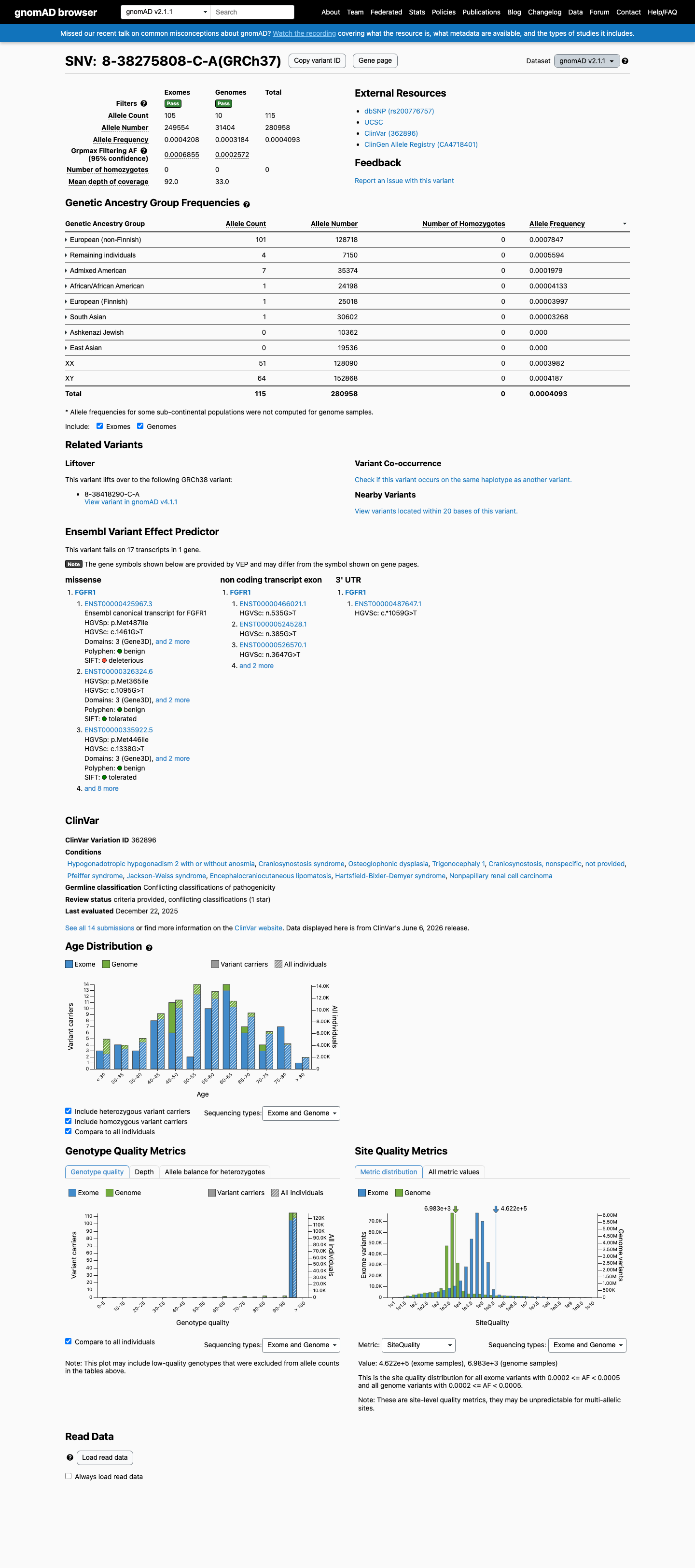 gnomAD v2.1 screenshot