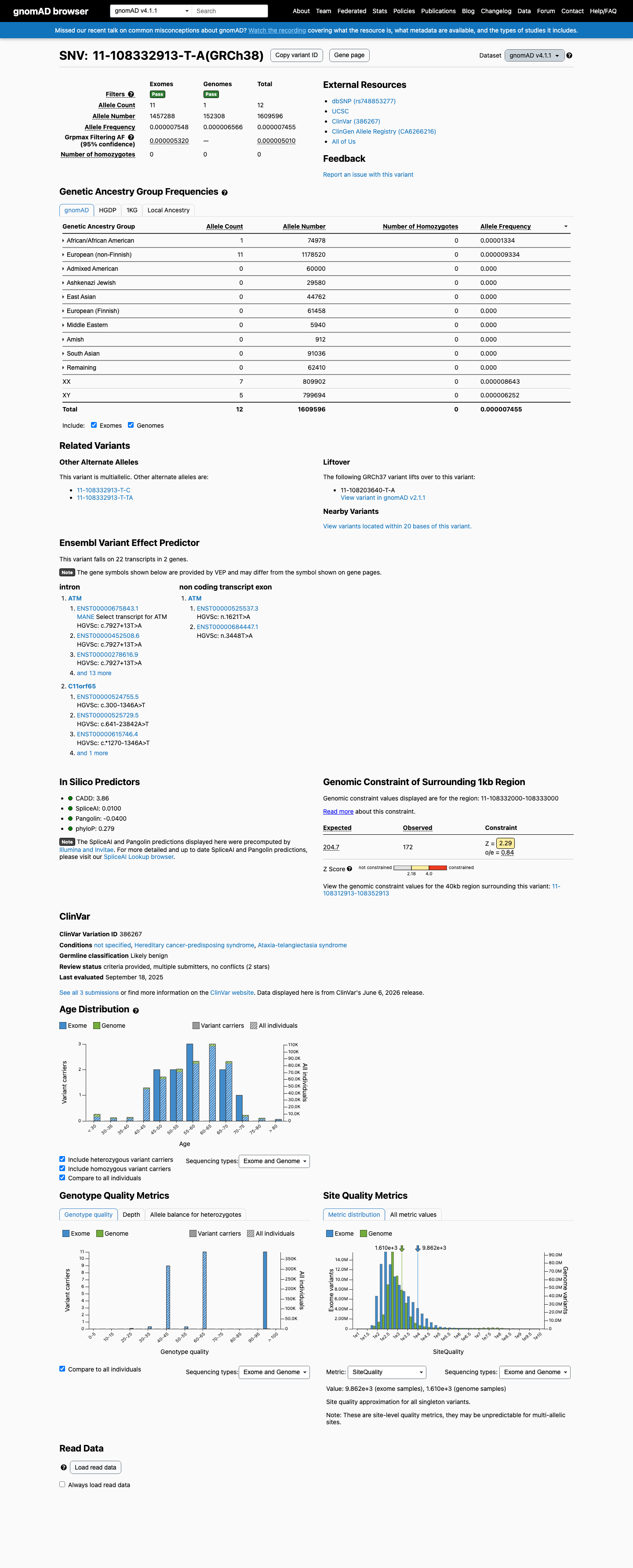 gnomAD v4.1 screenshot