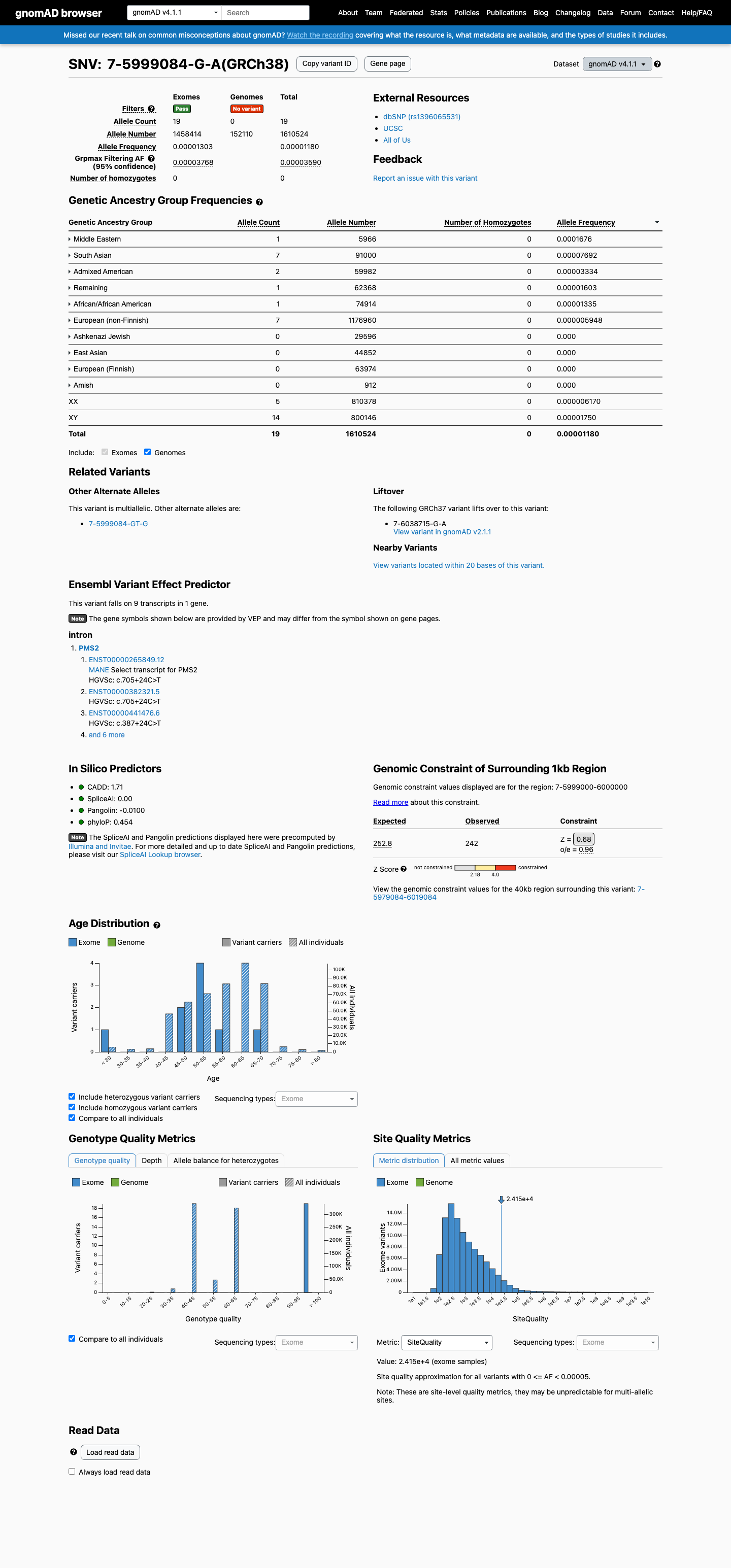 gnomAD v4.1 screenshot