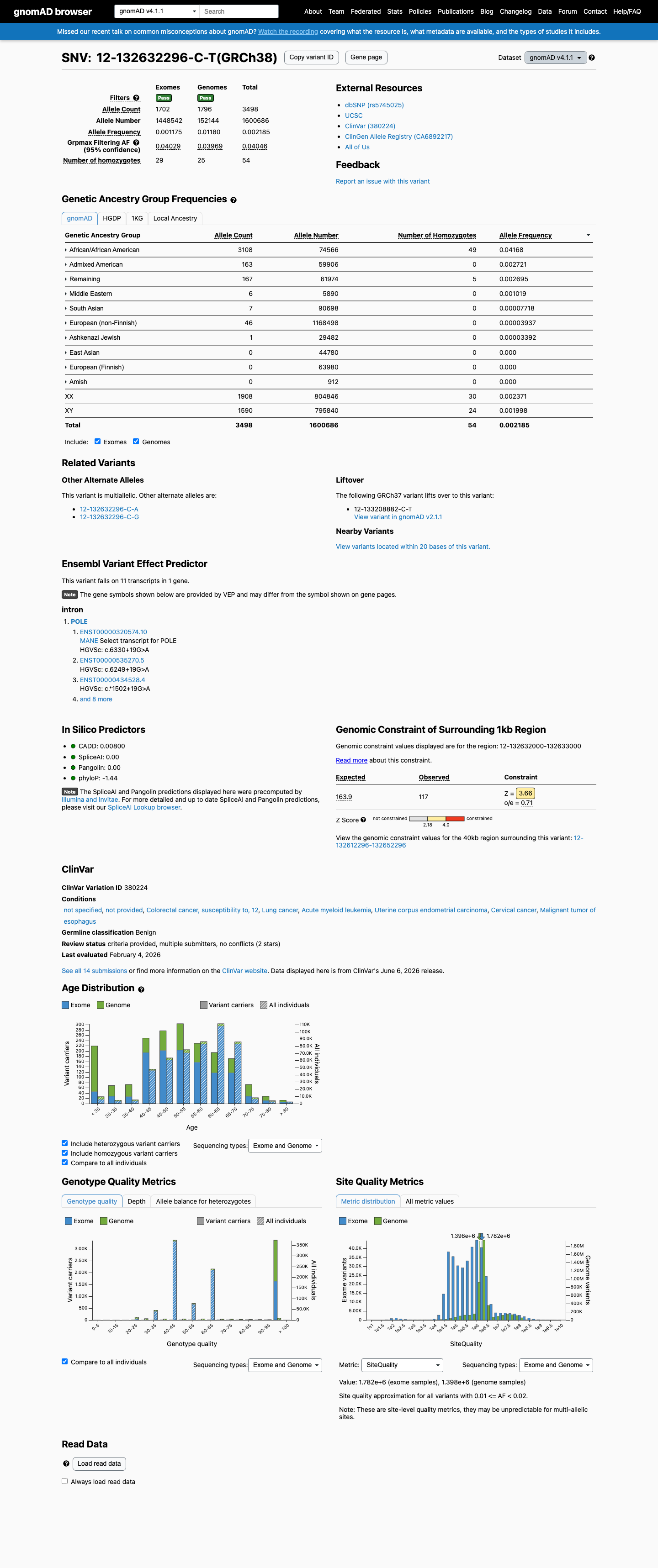 gnomAD v4.1 screenshot