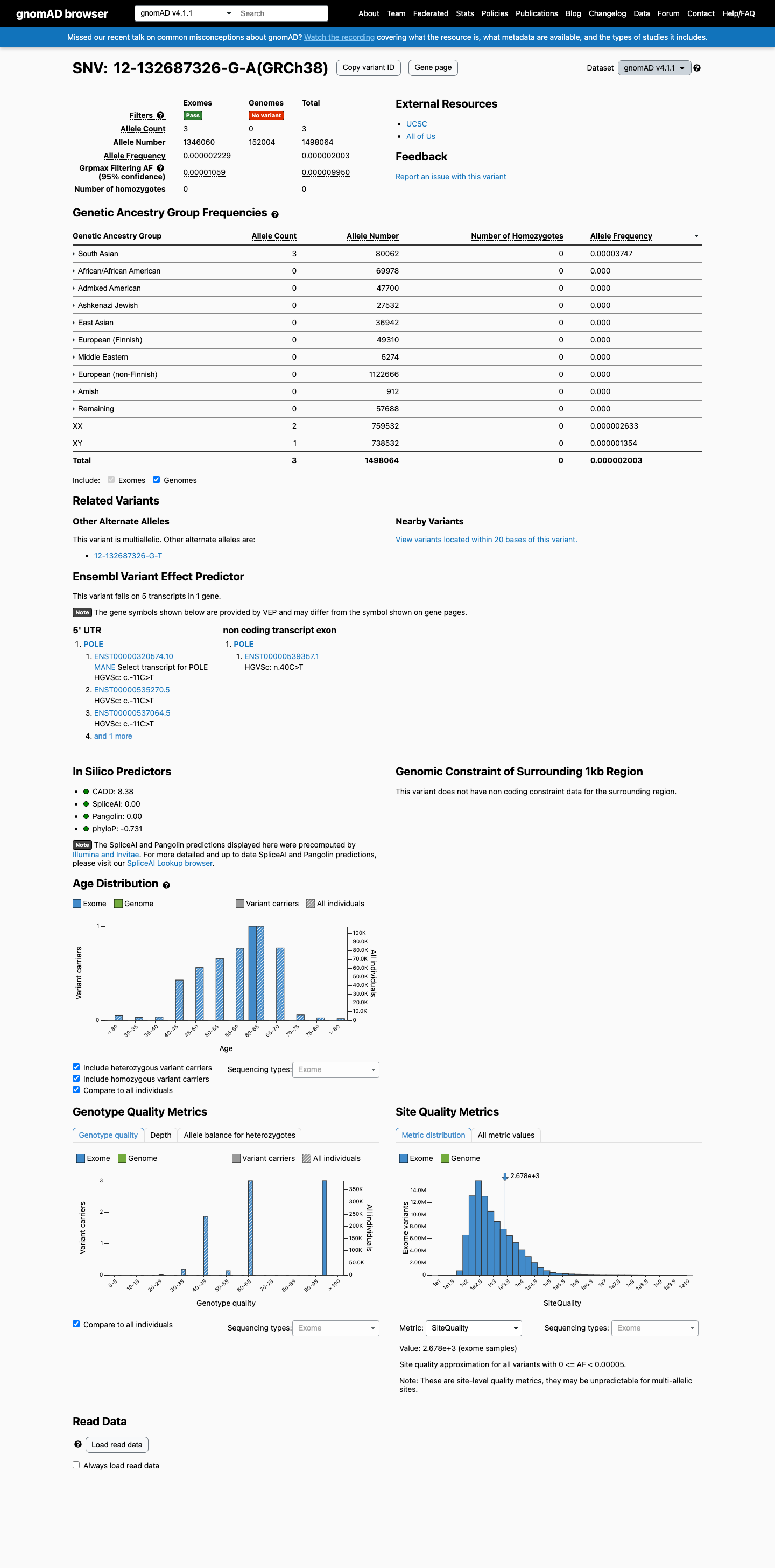 gnomAD v4.1 screenshot