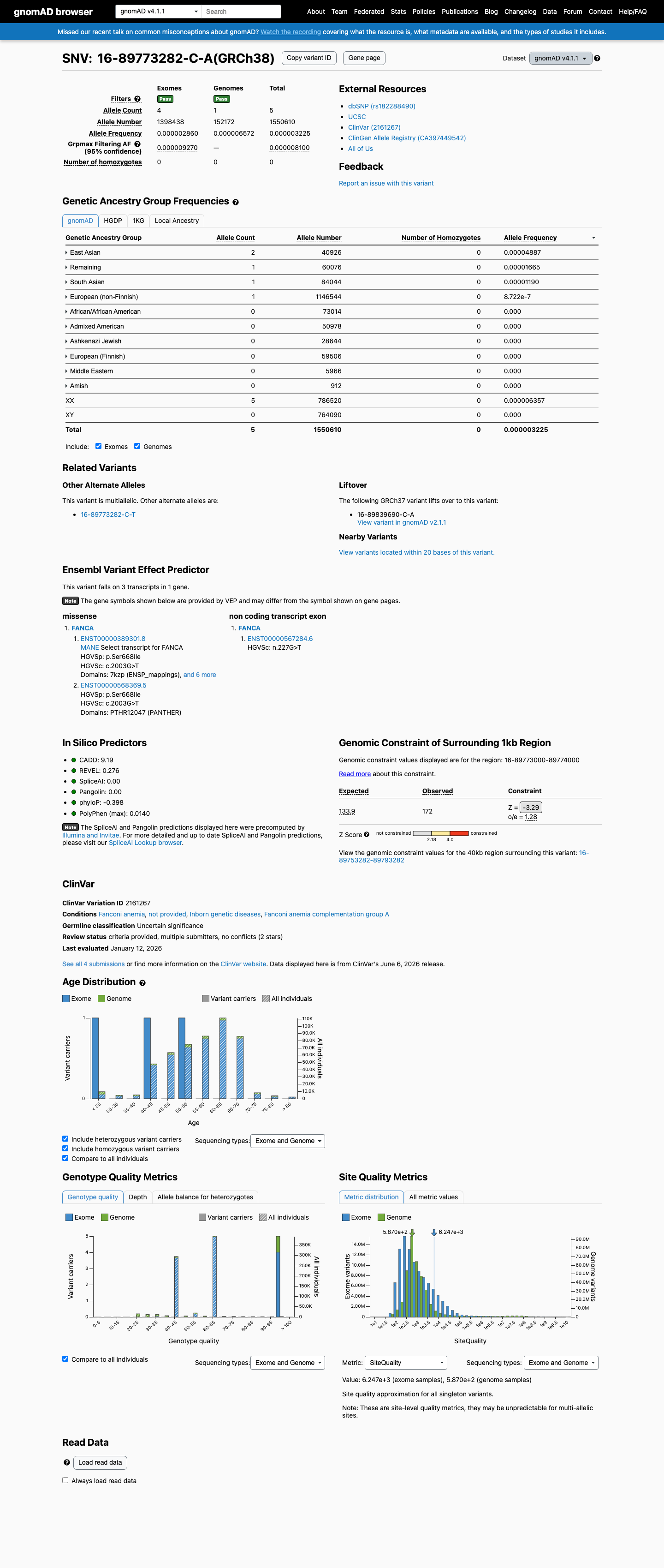 gnomAD v4.1 screenshot
