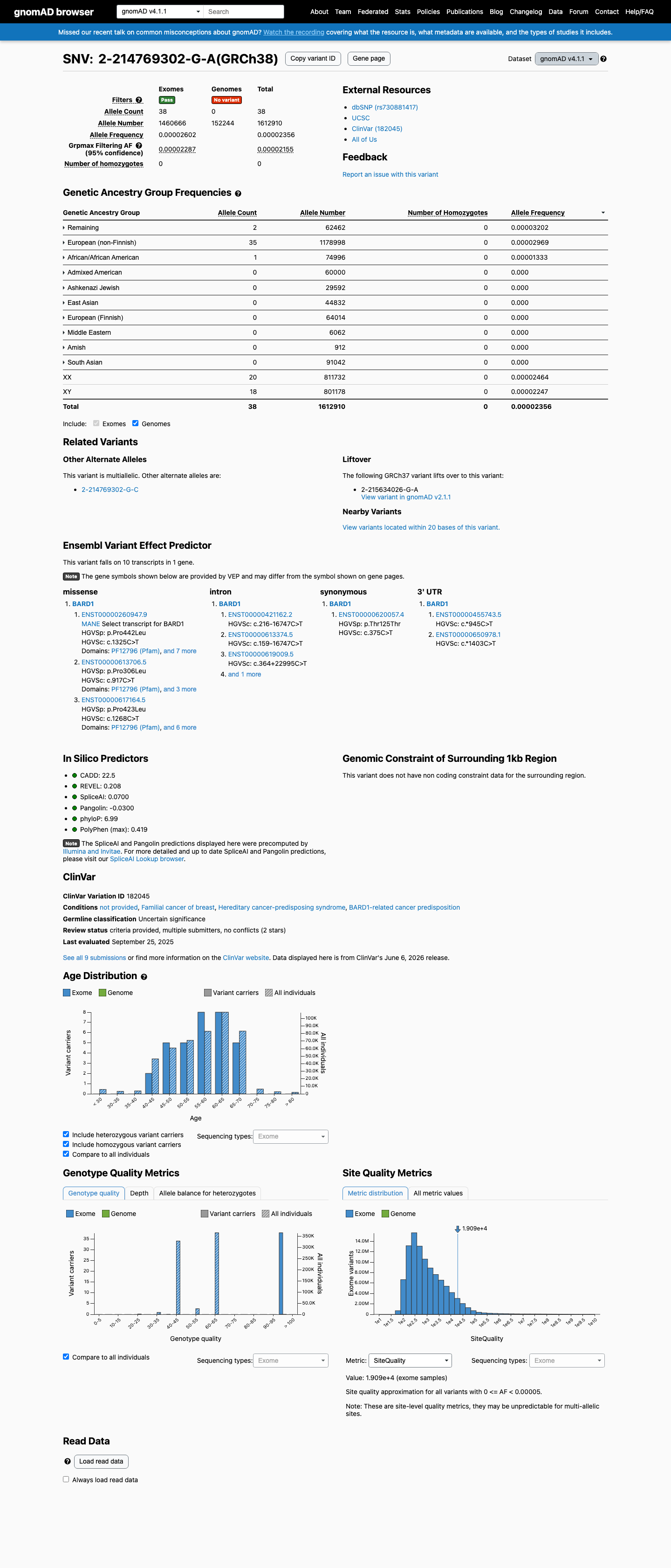 gnomAD v4.1 screenshot