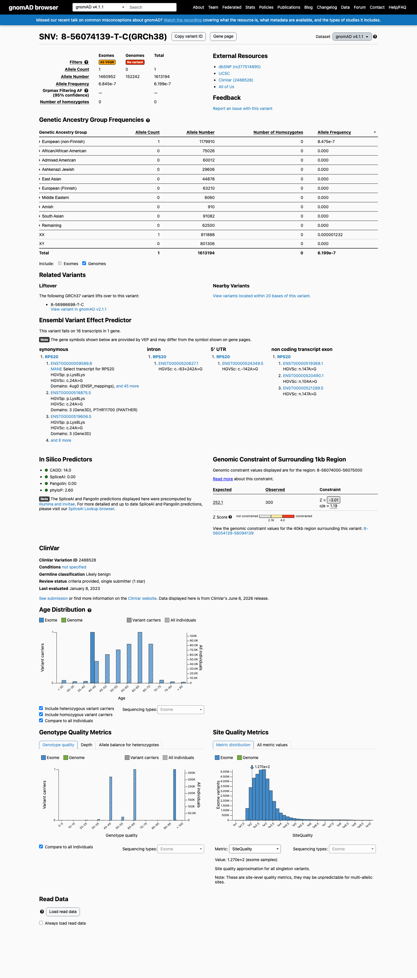 gnomAD v4.1 screenshot