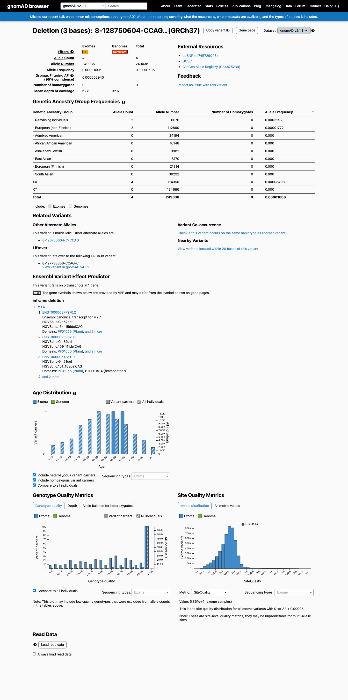 gnomAD v2.1 screenshot