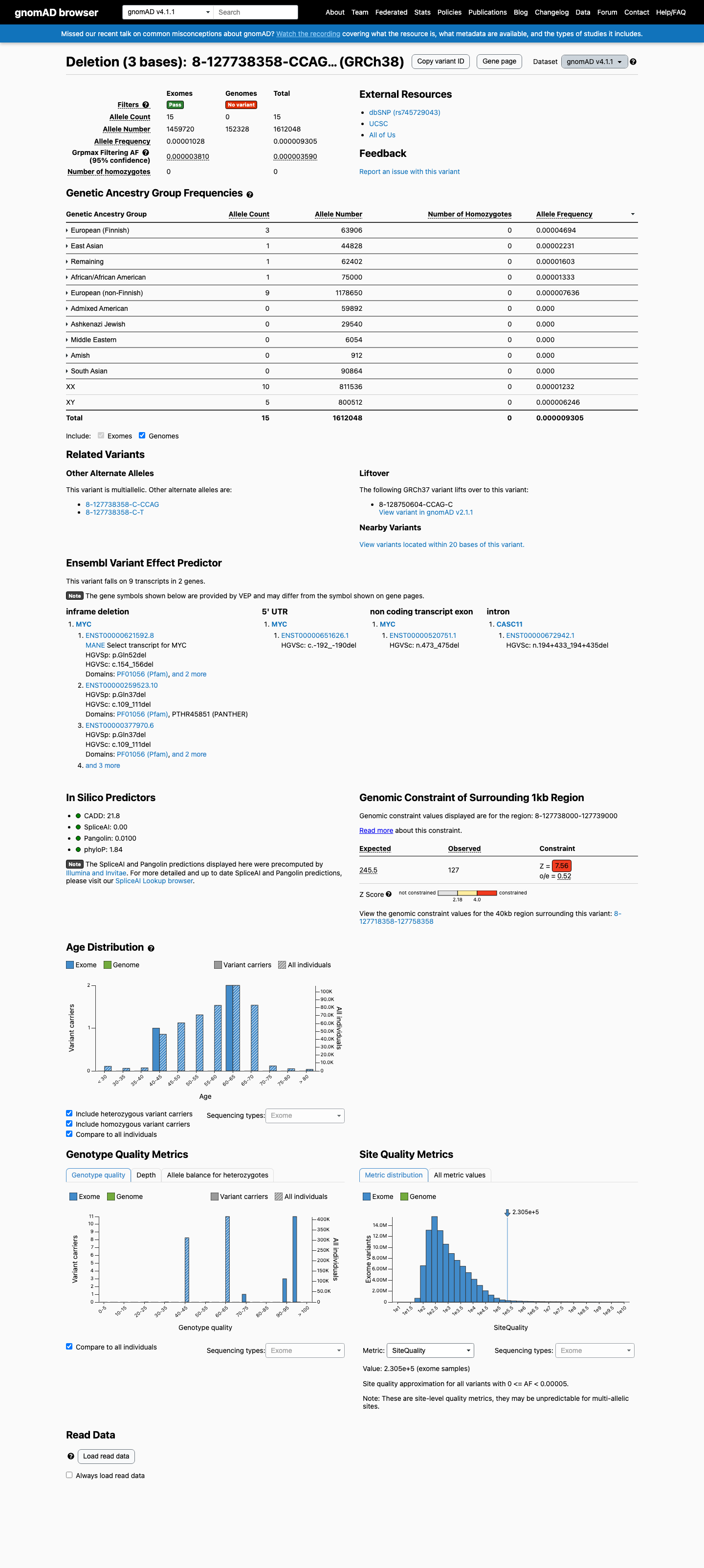 gnomAD v4.1 screenshot