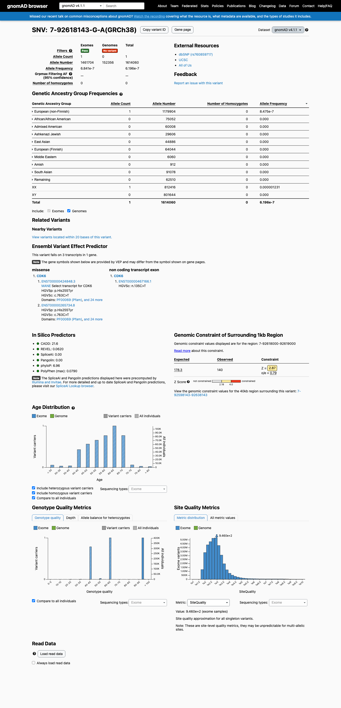 gnomAD v4.1 screenshot
