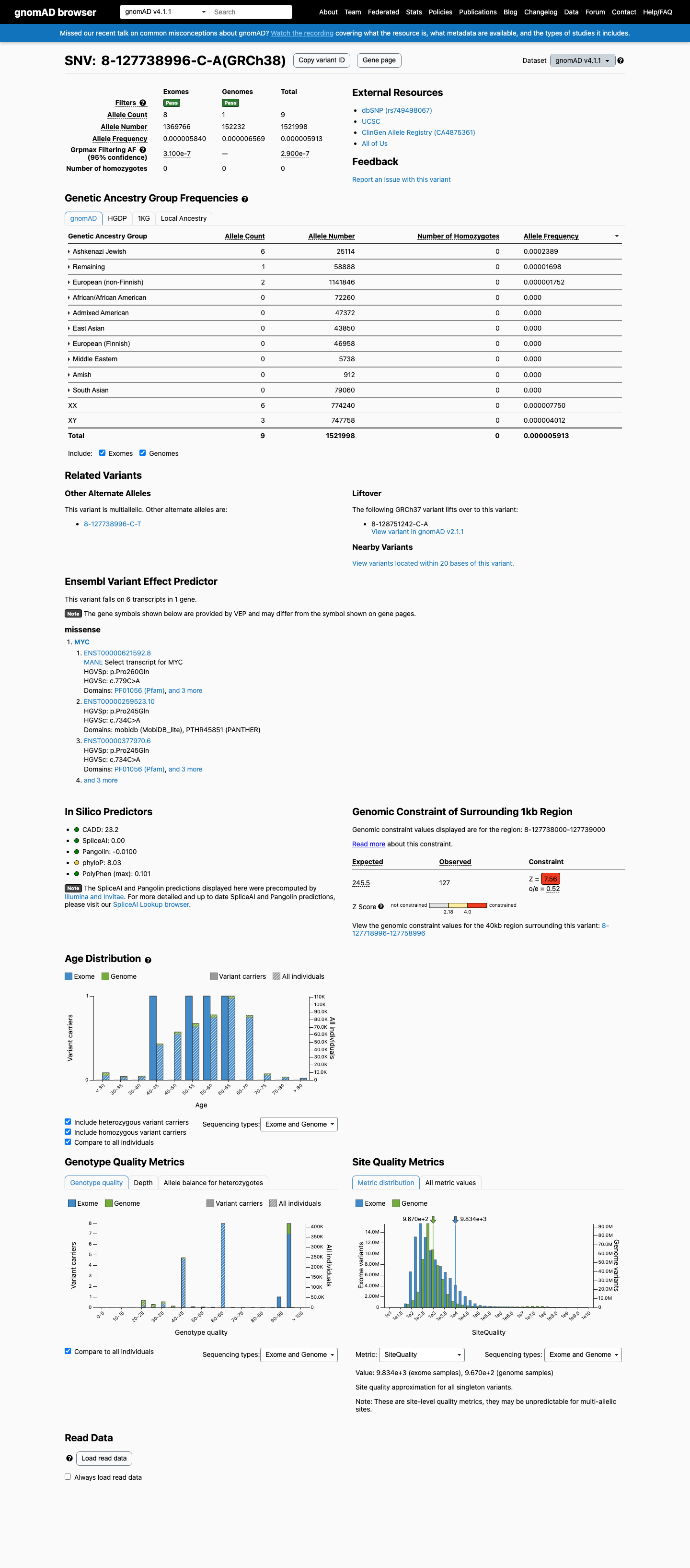 gnomAD v4.1 screenshot
