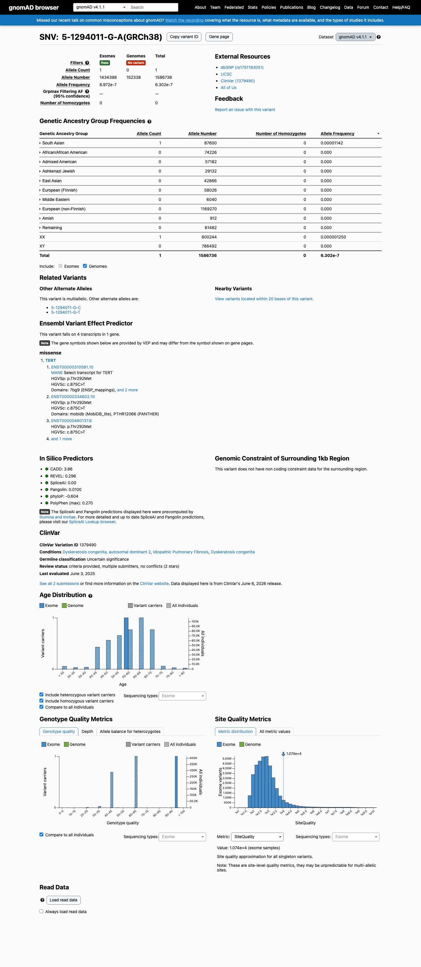 gnomAD v4.1 screenshot