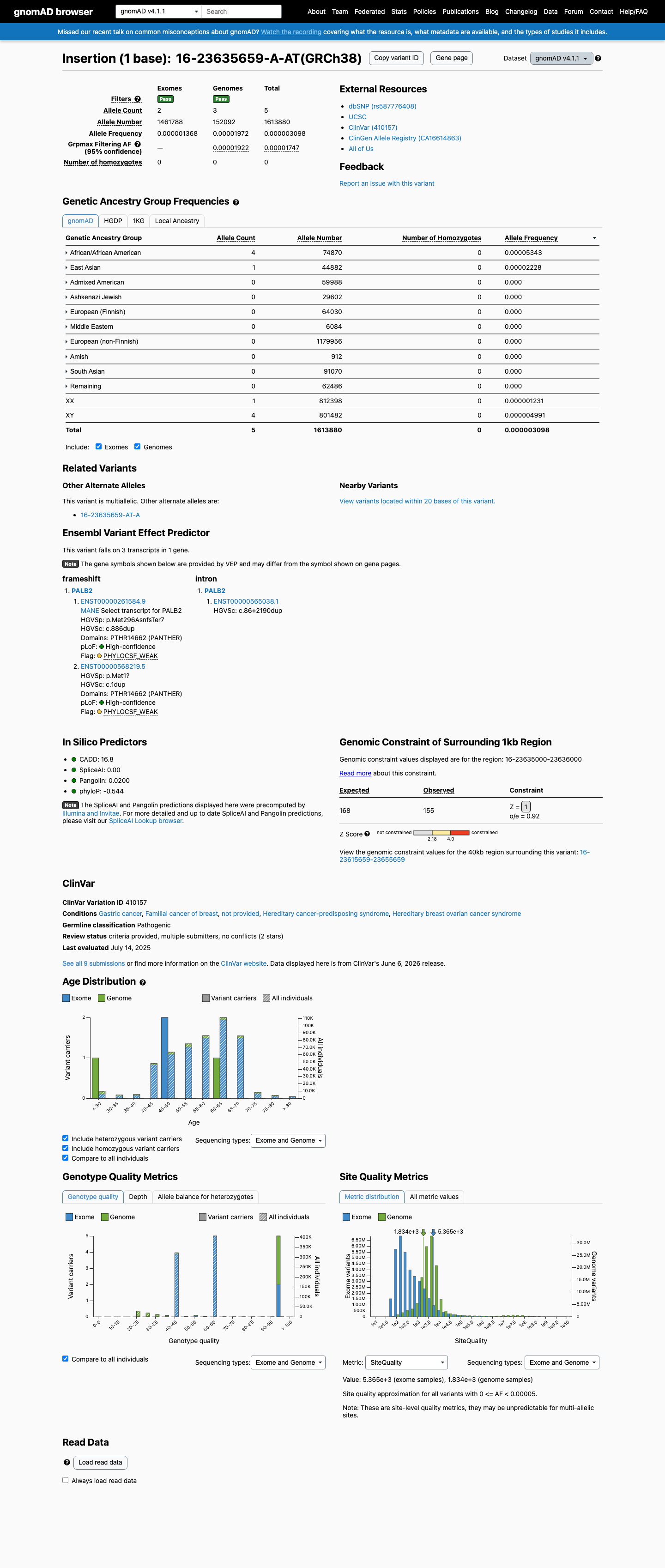 gnomAD v4.1 screenshot