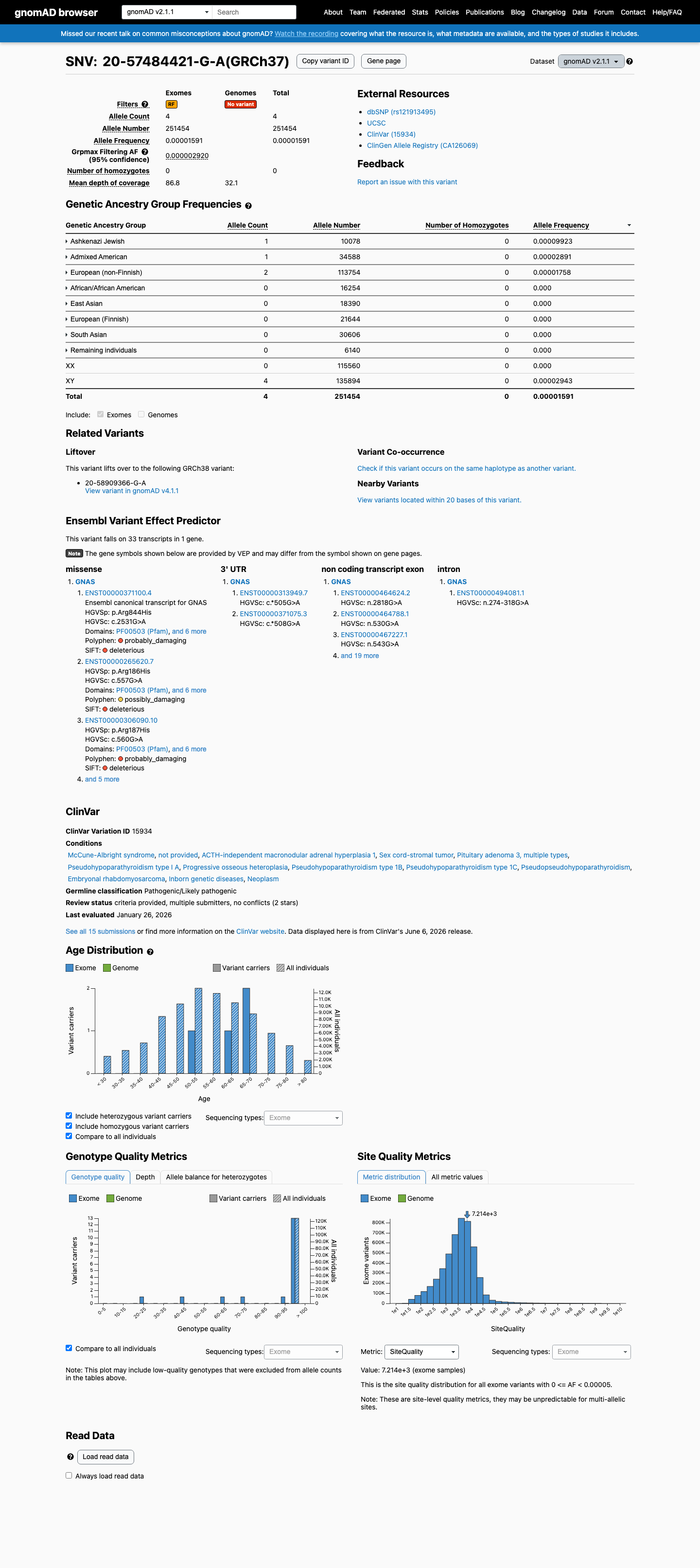 gnomAD v2.1 screenshot