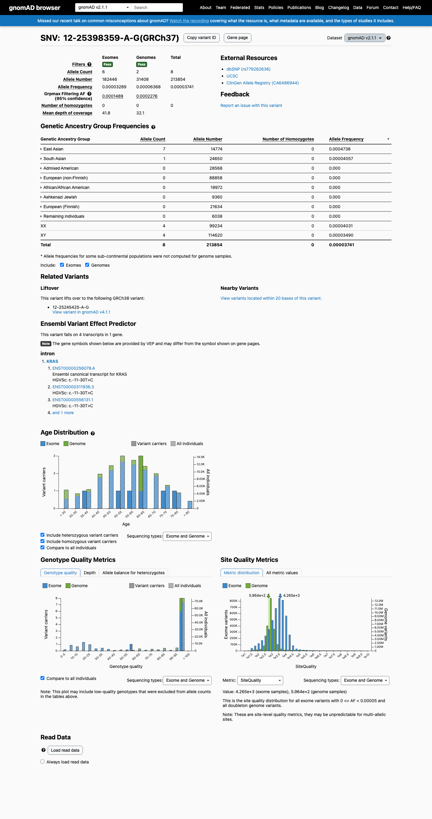 gnomAD v2.1 screenshot