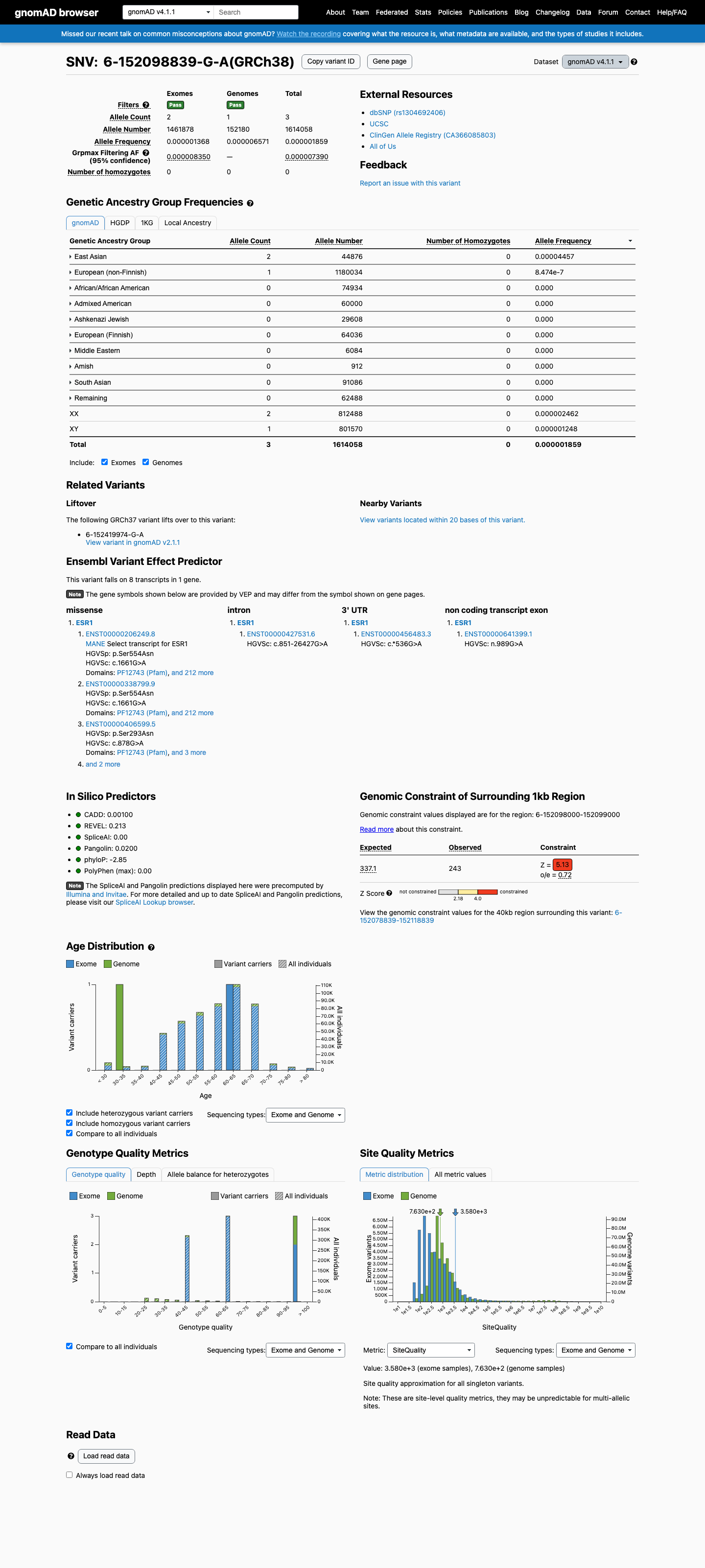 gnomAD v4.1 screenshot