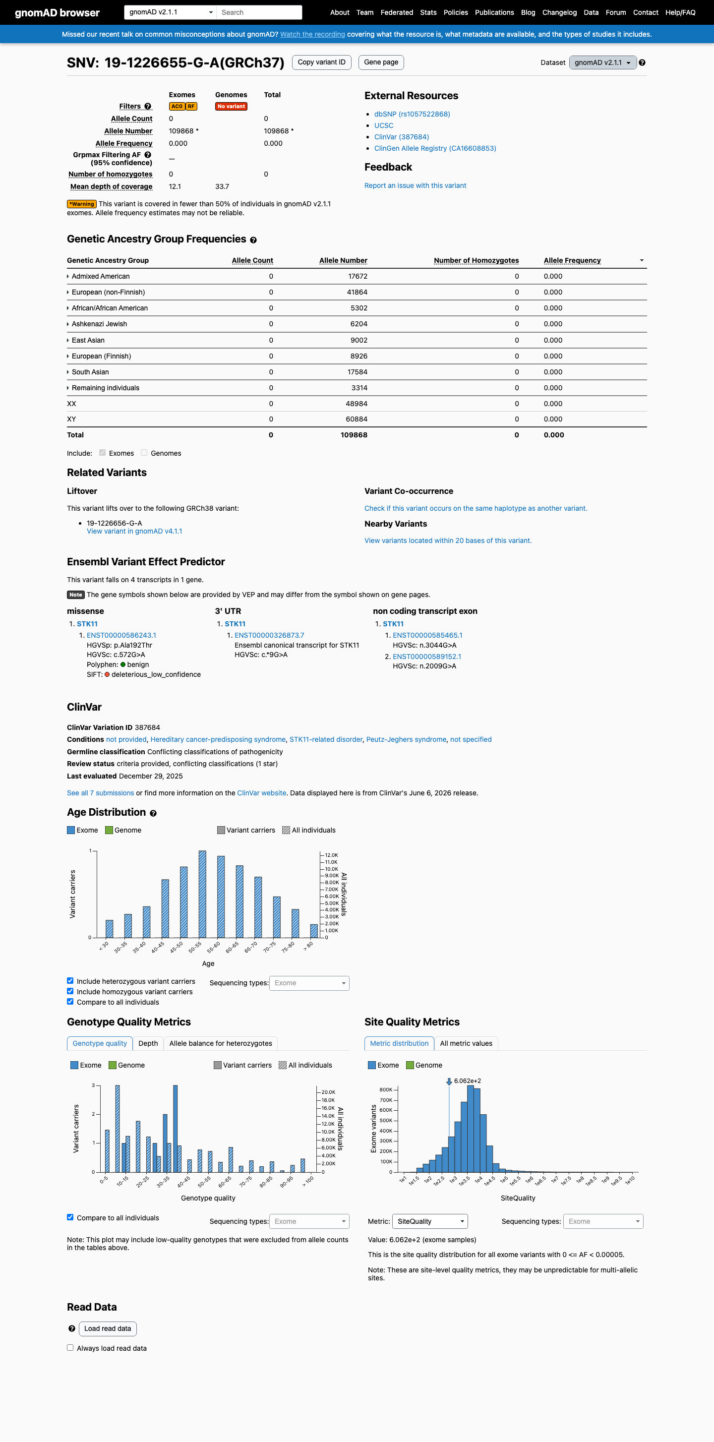 gnomAD v2.1 screenshot