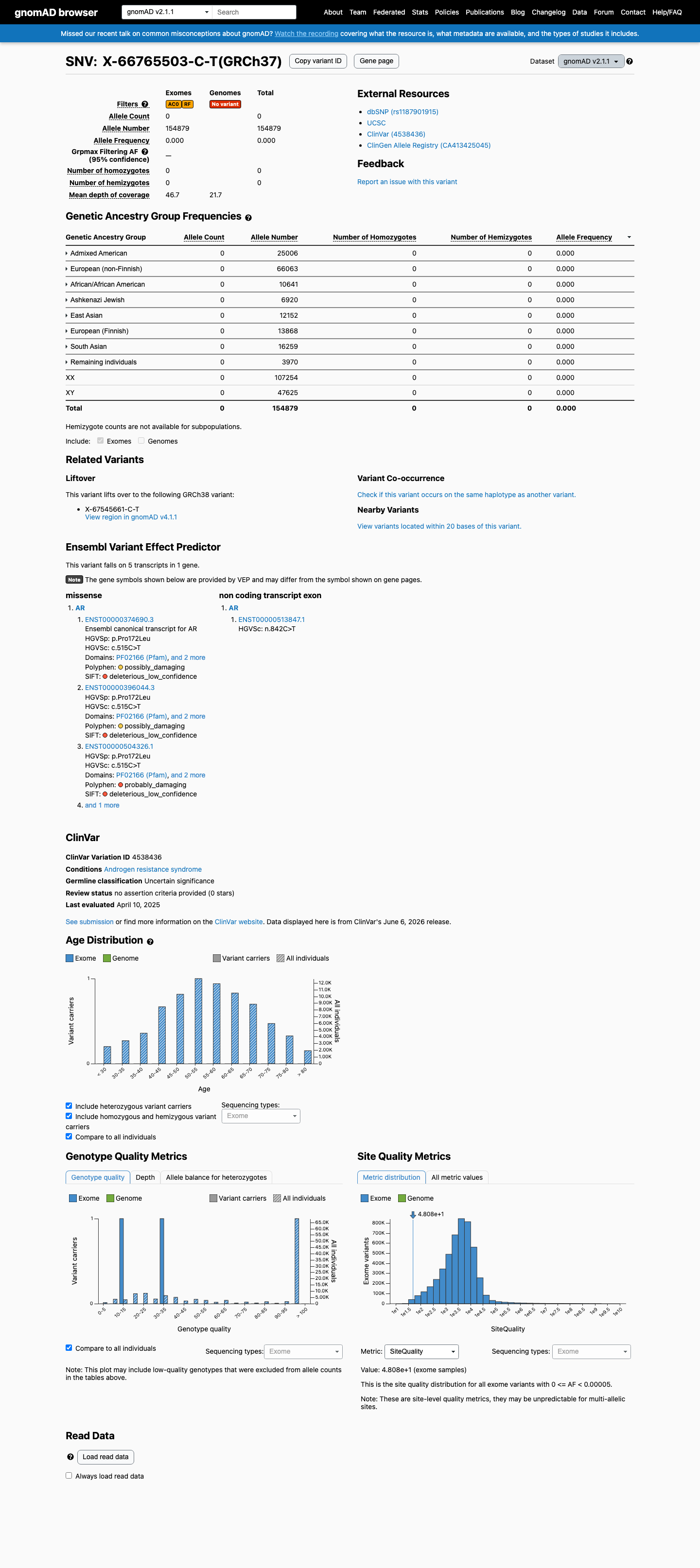 gnomAD v2.1 screenshot
