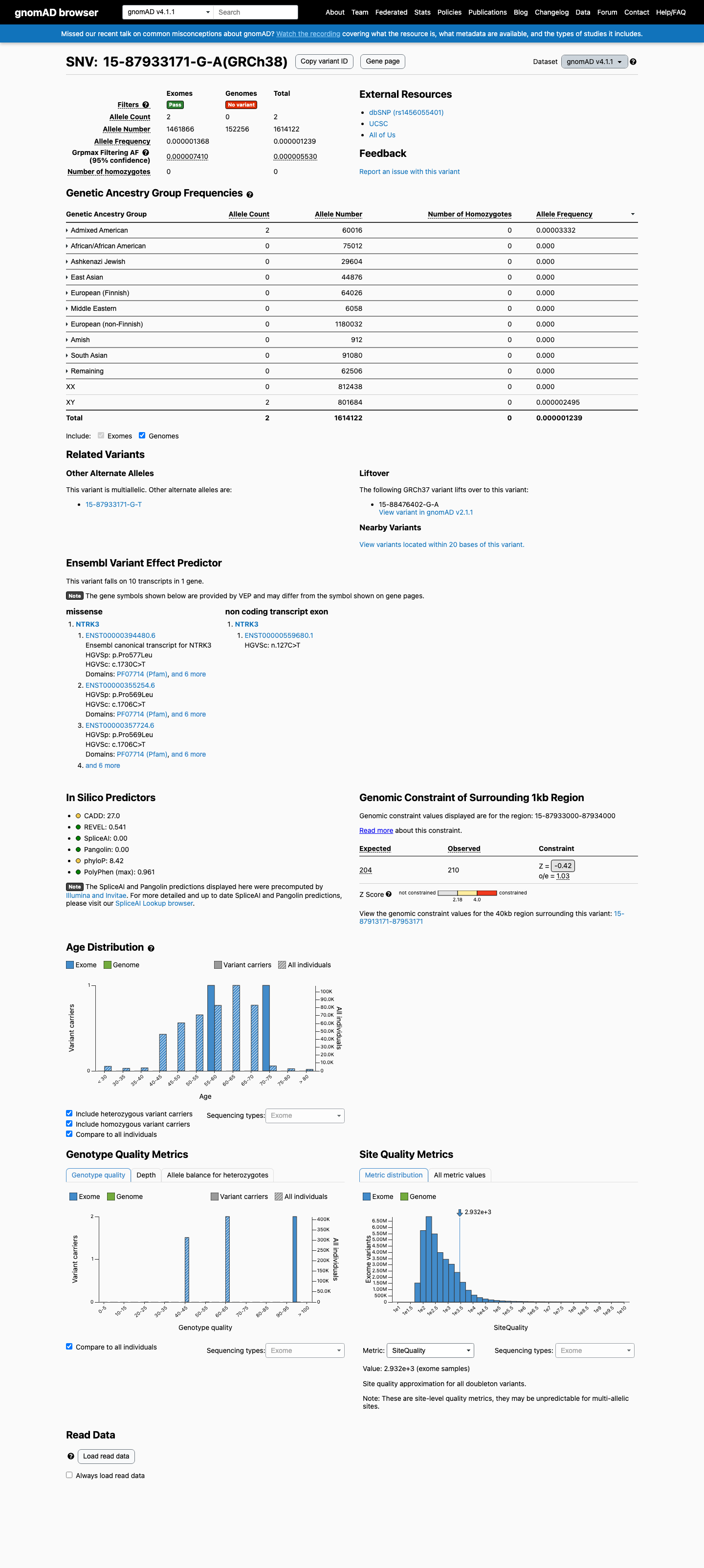 gnomAD v4.1 screenshot