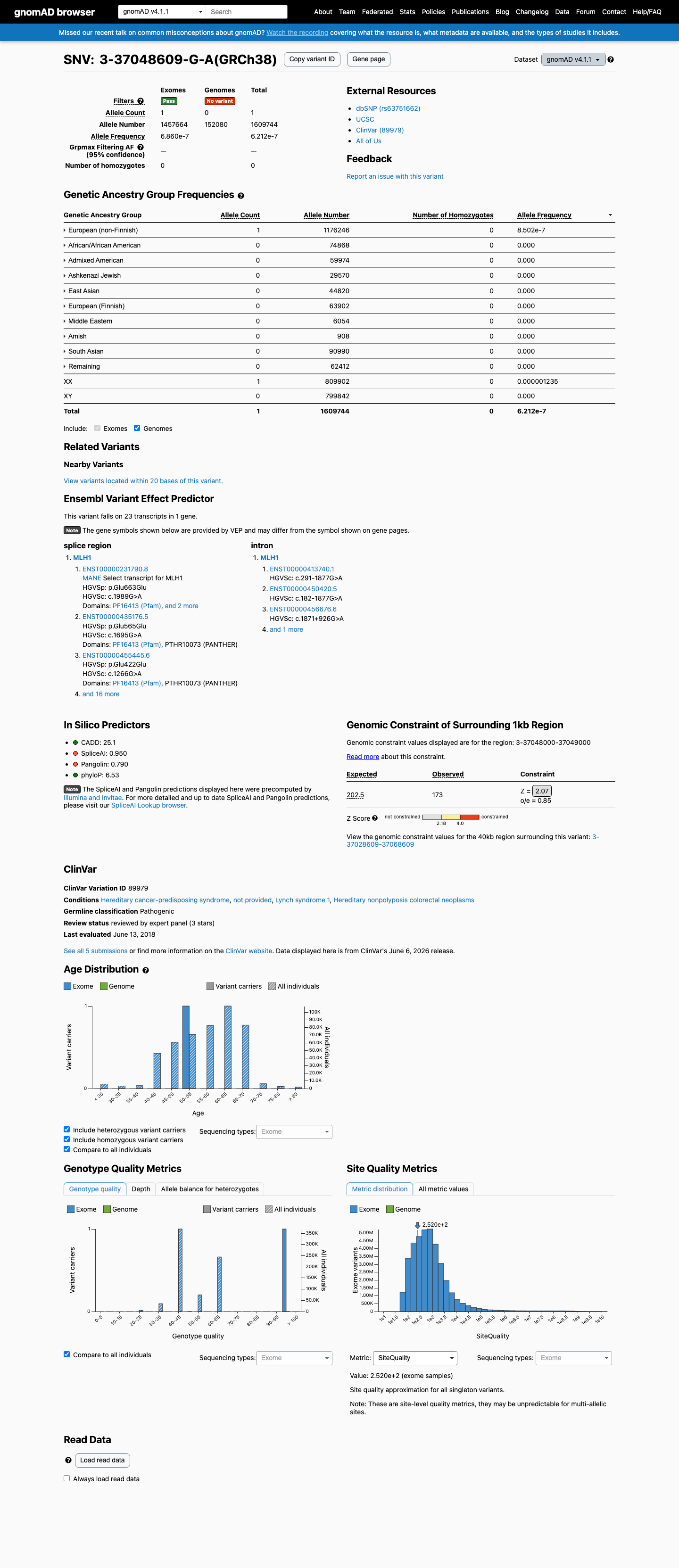 gnomAD v4.1 screenshot