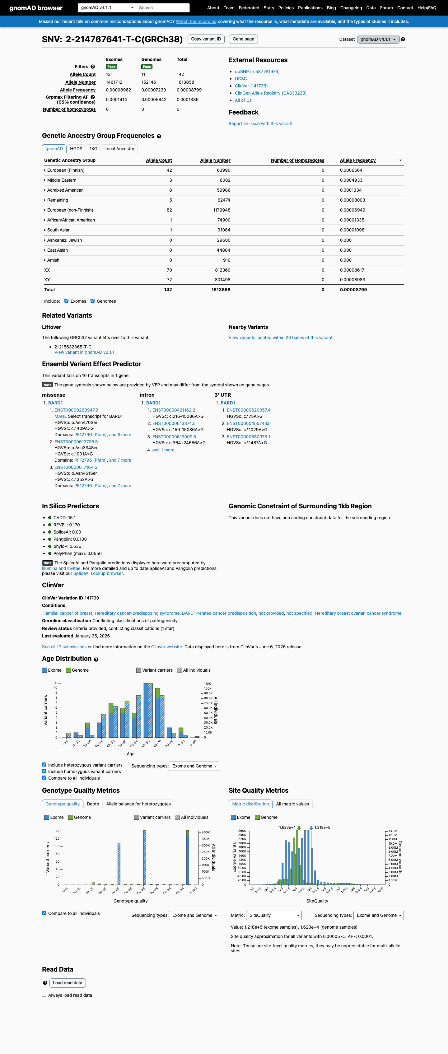 gnomAD v4.1 screenshot