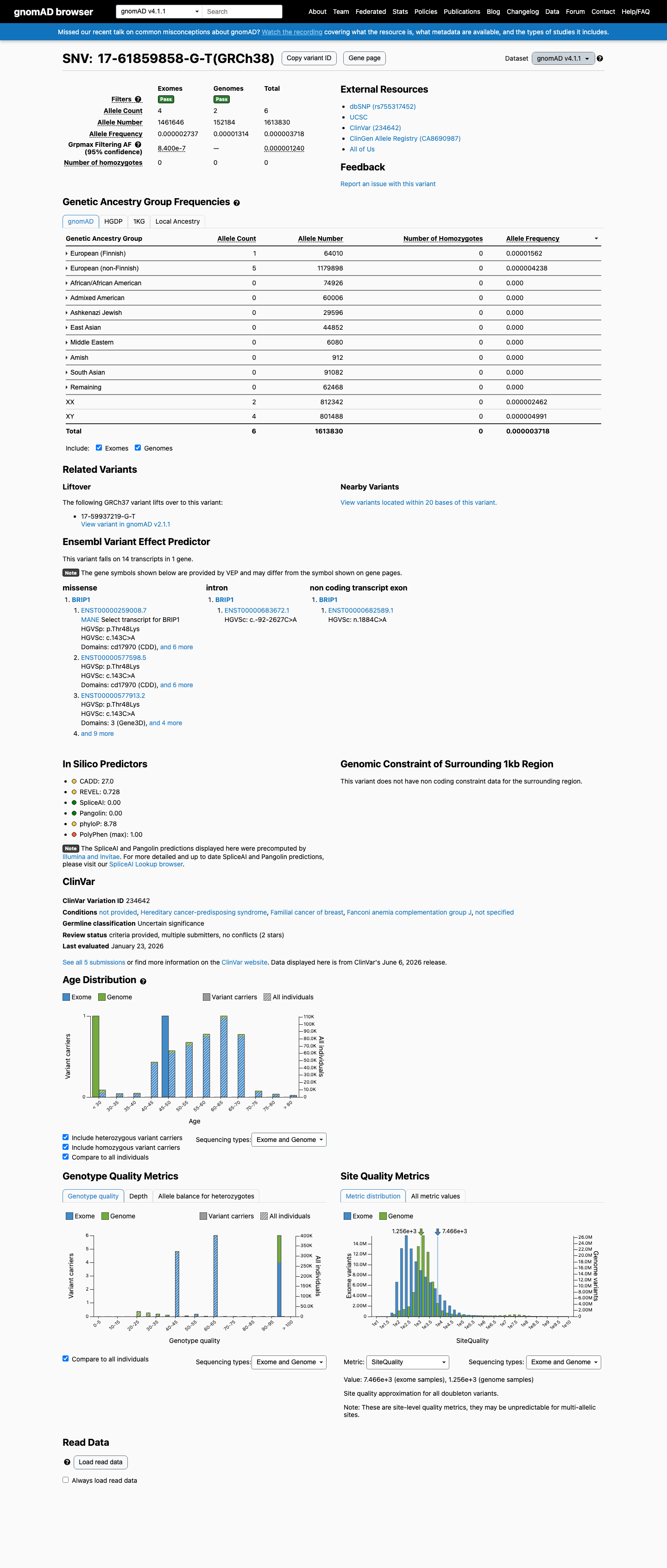 gnomAD v4.1 screenshot