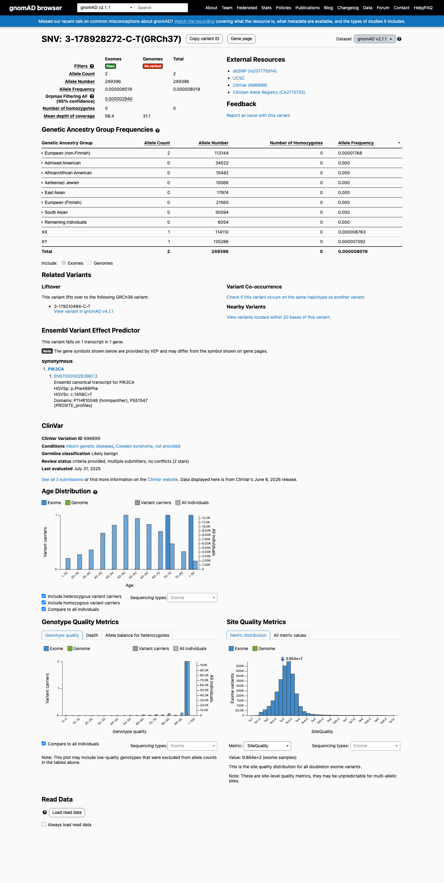 gnomAD v2.1 screenshot