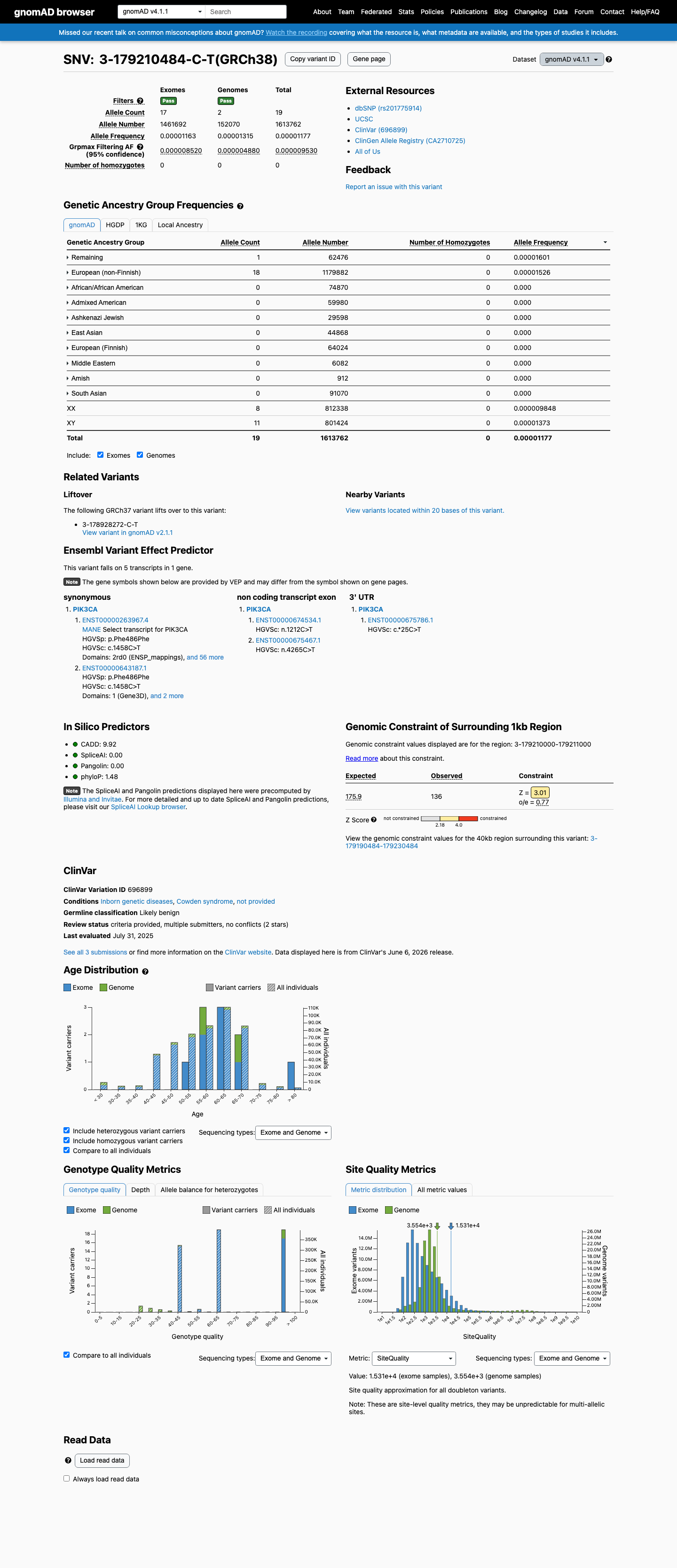 gnomAD v4.1 screenshot