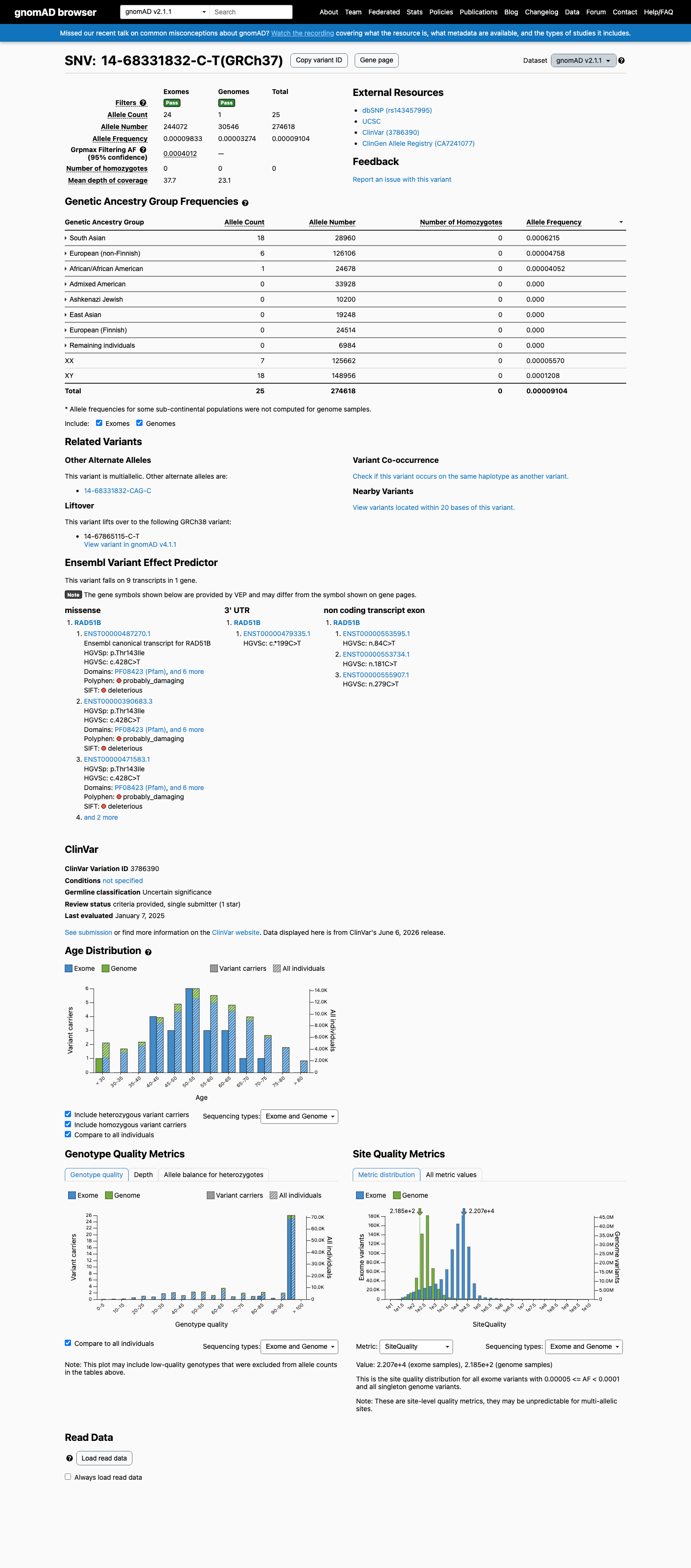 gnomAD v2.1 screenshot