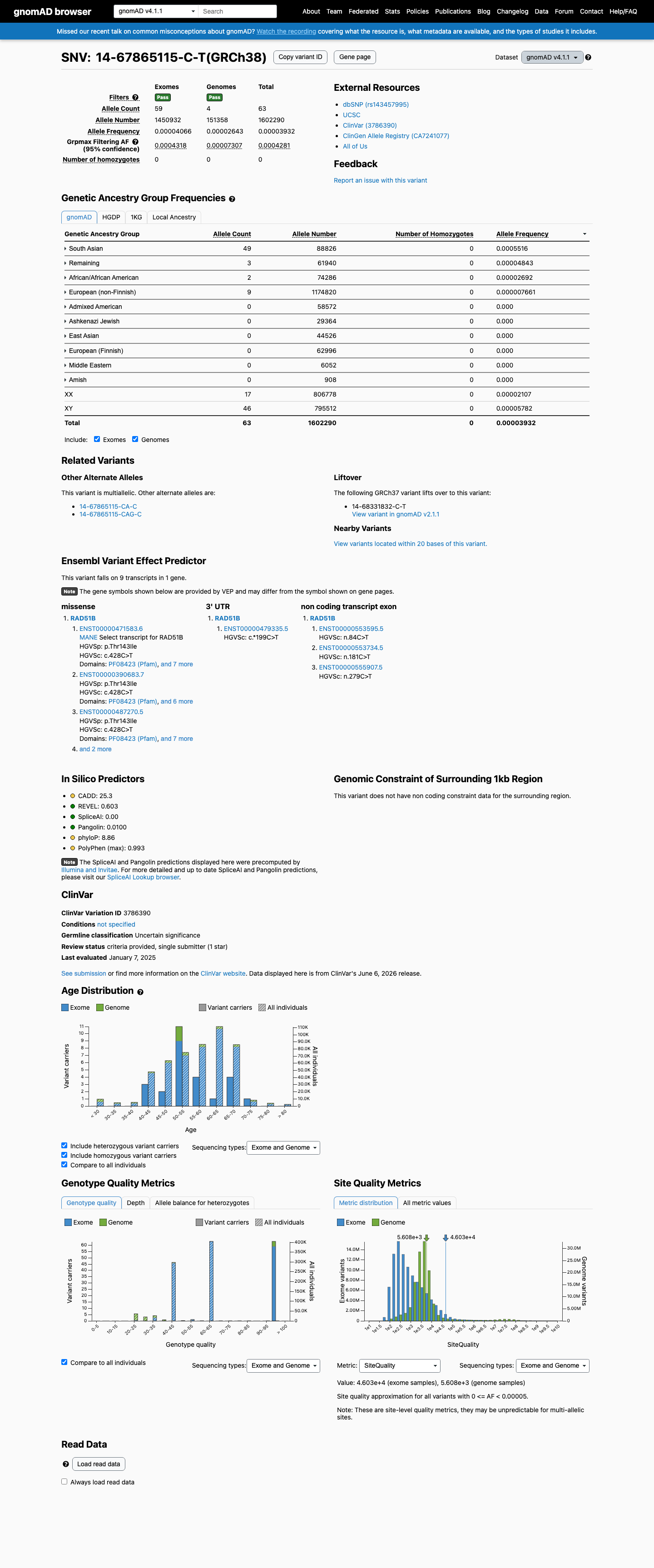 gnomAD v4.1 screenshot