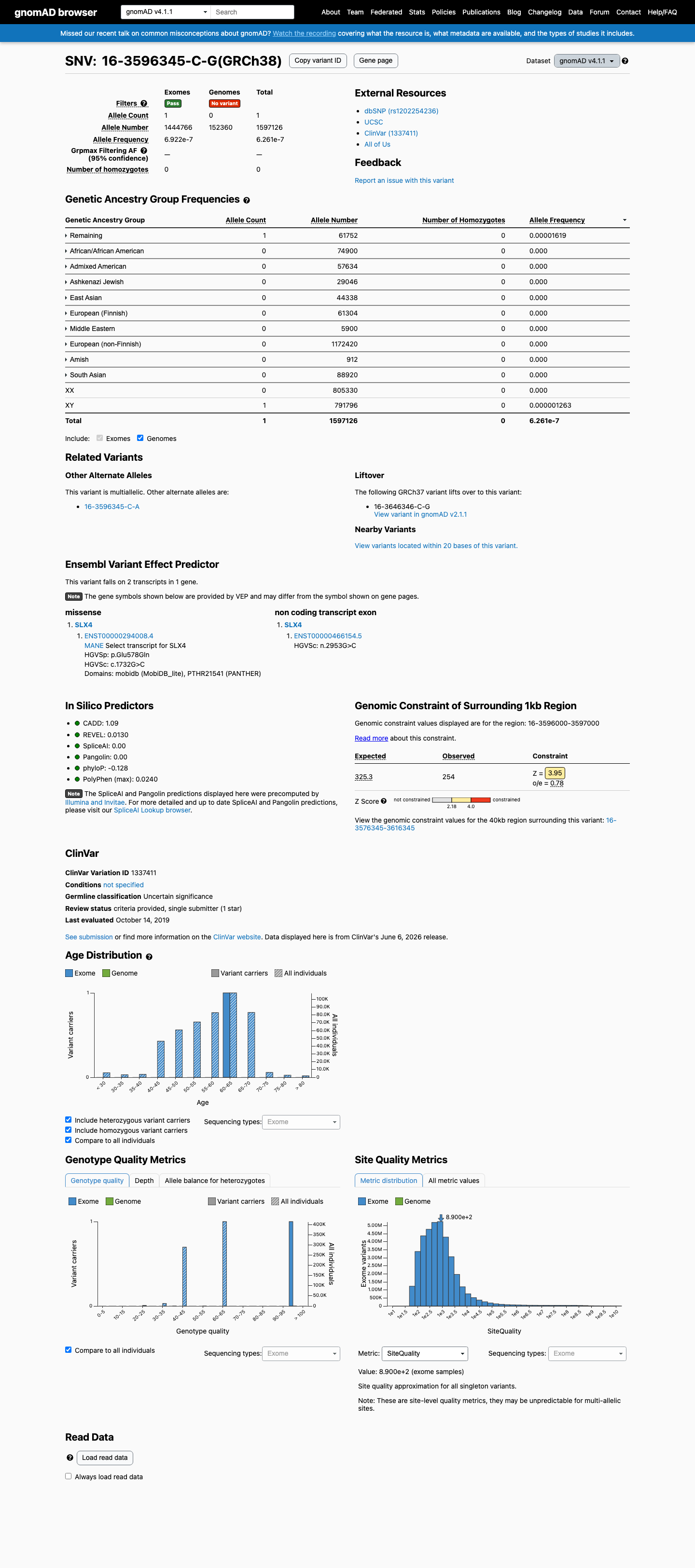 gnomAD v4.1 screenshot