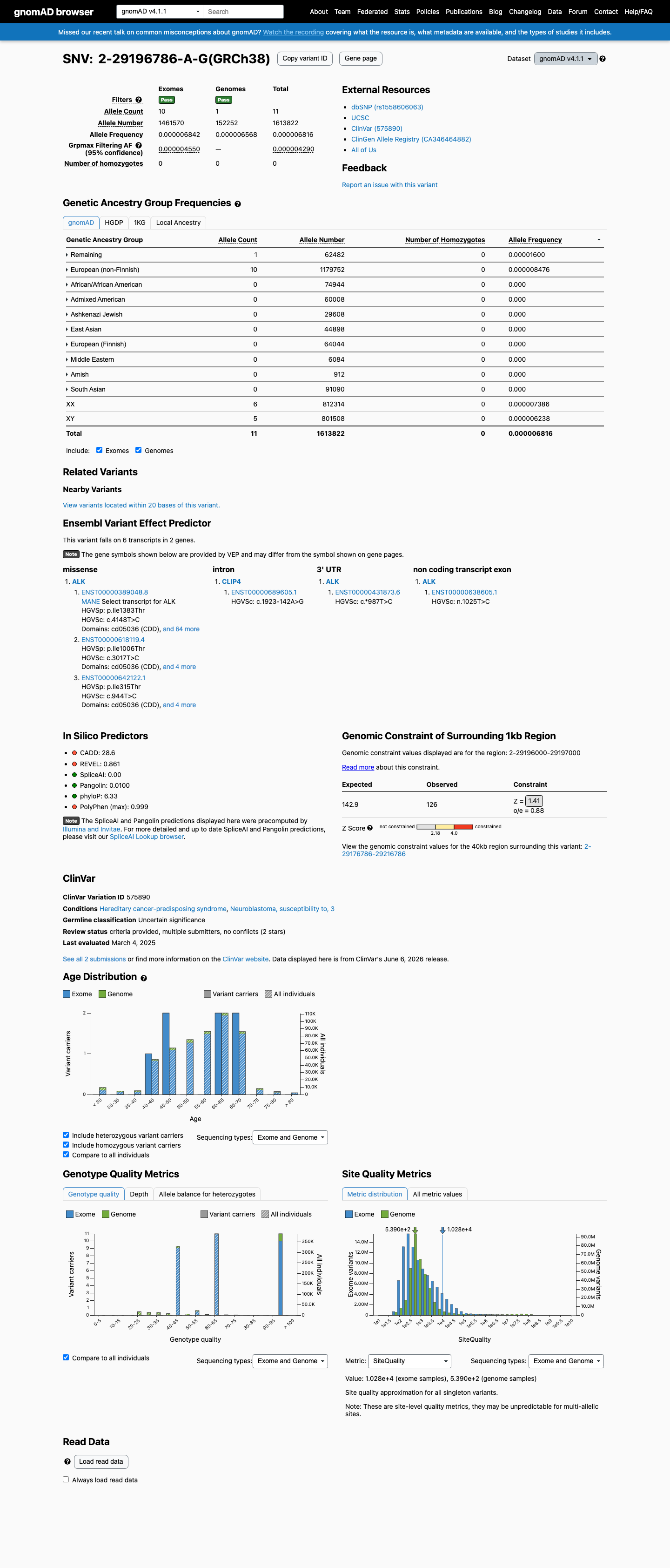 gnomAD v4.1 screenshot