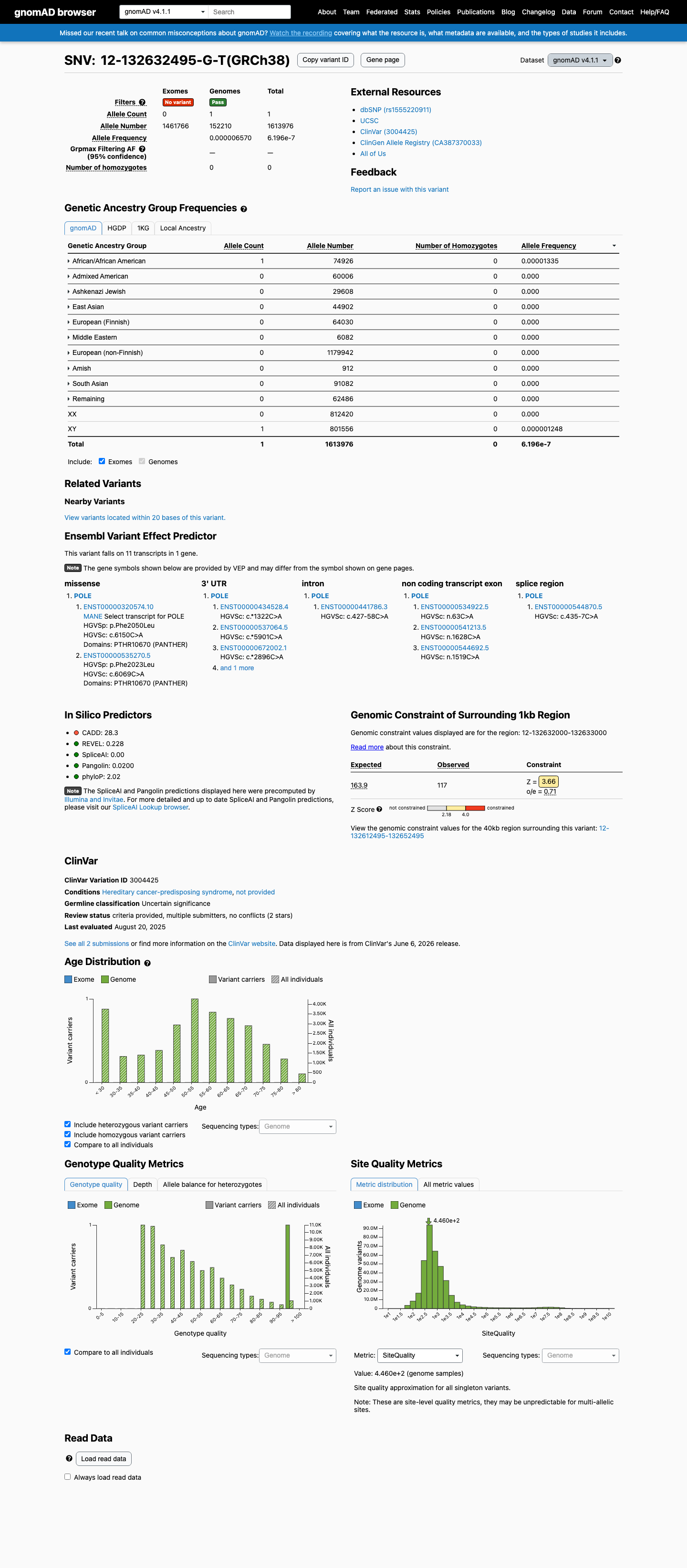 gnomAD v4.1 screenshot