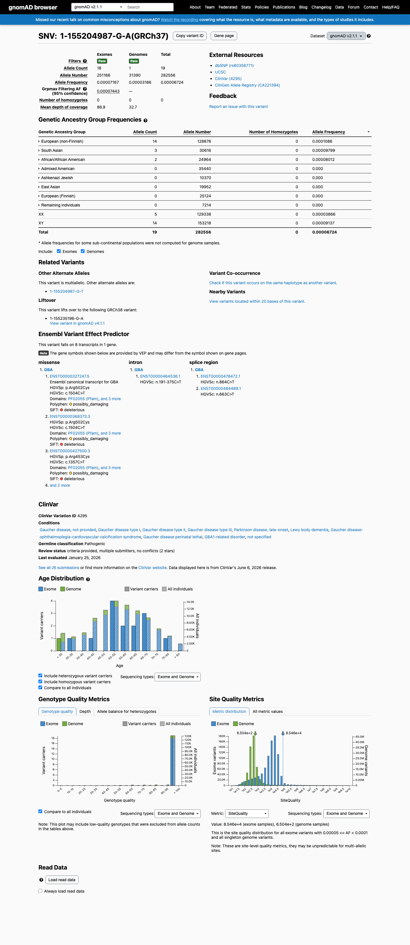 gnomAD v2.1 screenshot