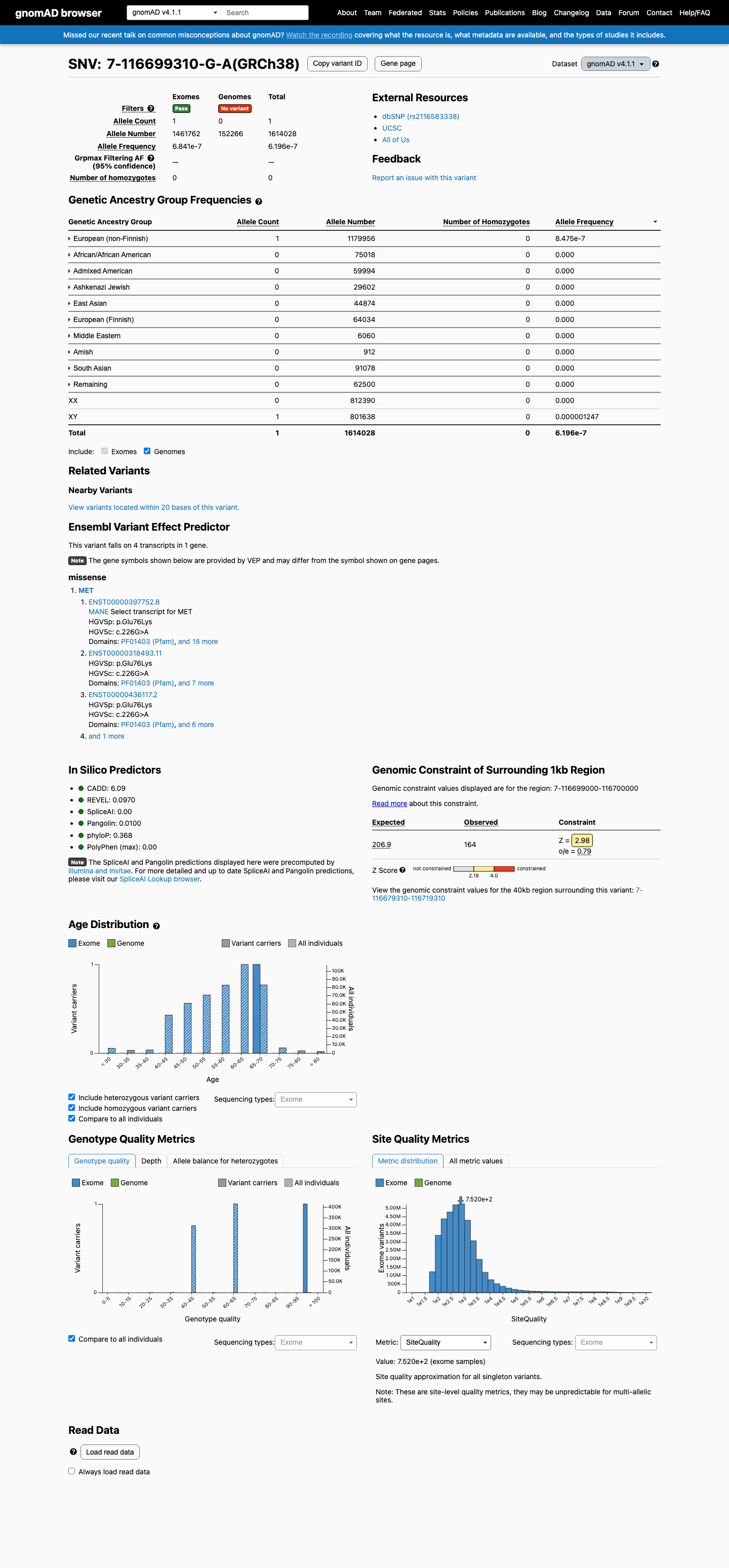 gnomAD v4.1 screenshot