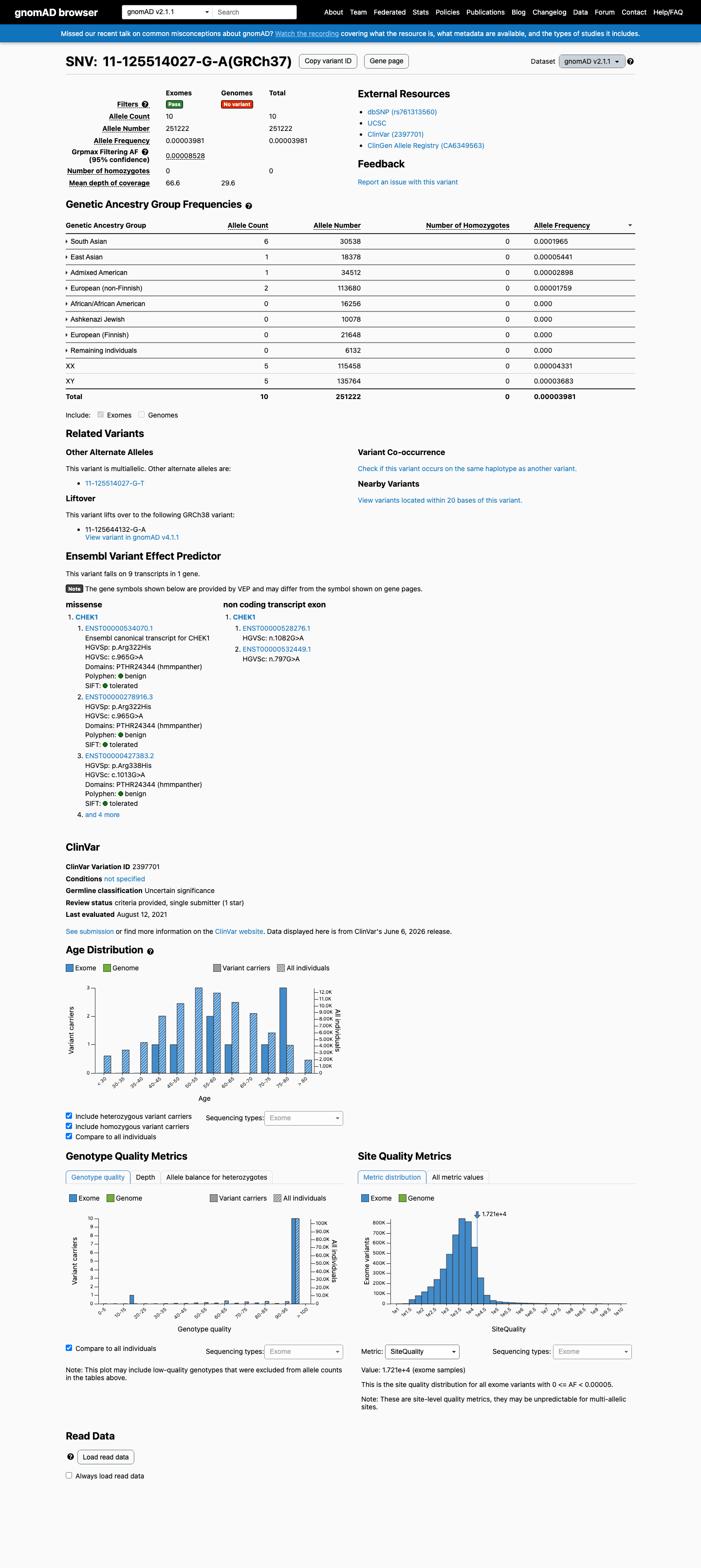 gnomAD v2.1 screenshot