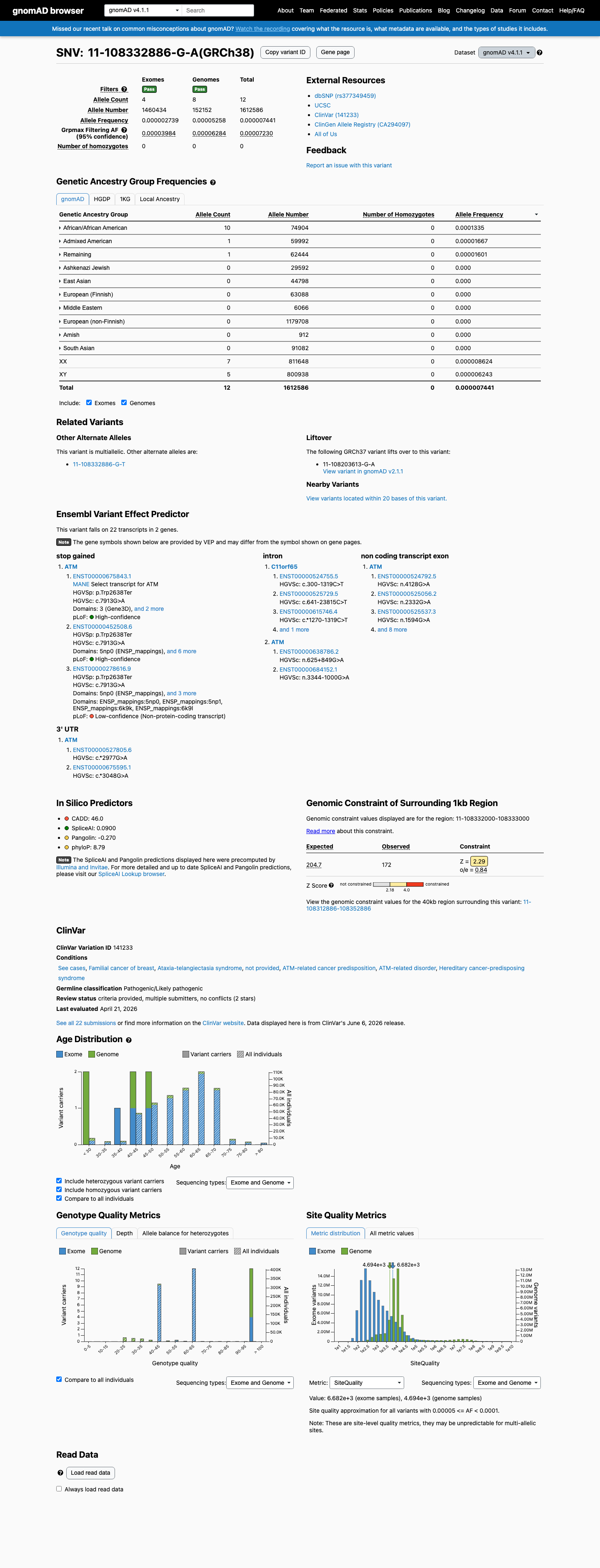 gnomAD v4.1 screenshot